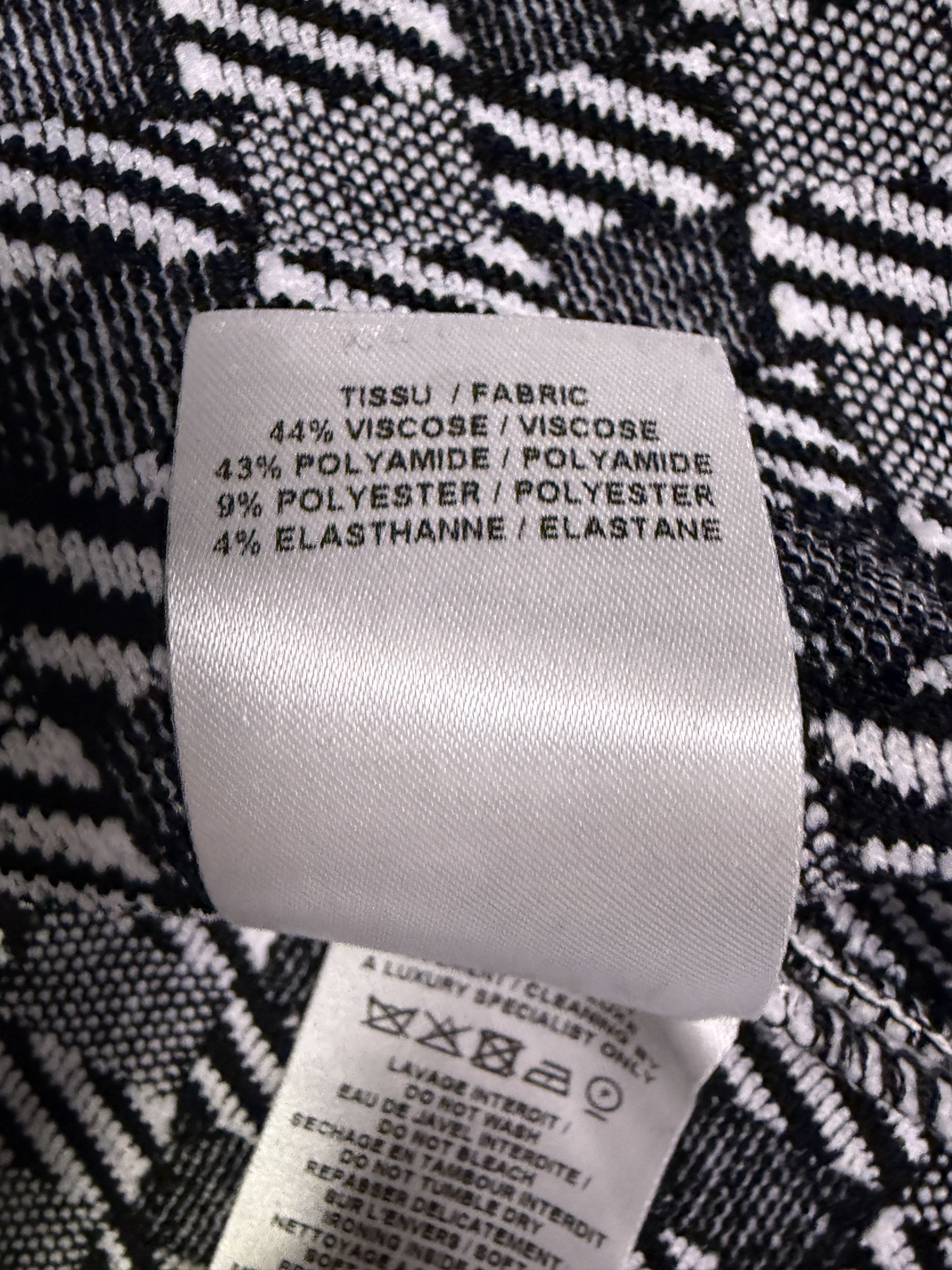 Alaia Alaia Black White Houndstooth Tati Knit Cardigan Sweater 40 Size S / US 4 / IT 40 - 6 Thumbnail