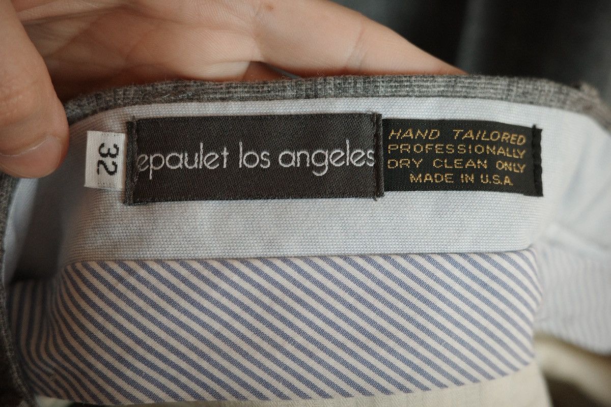 Epaulet Glen Plaid Wool Trouser Size US 32 / EU 48 - 3 Thumbnail