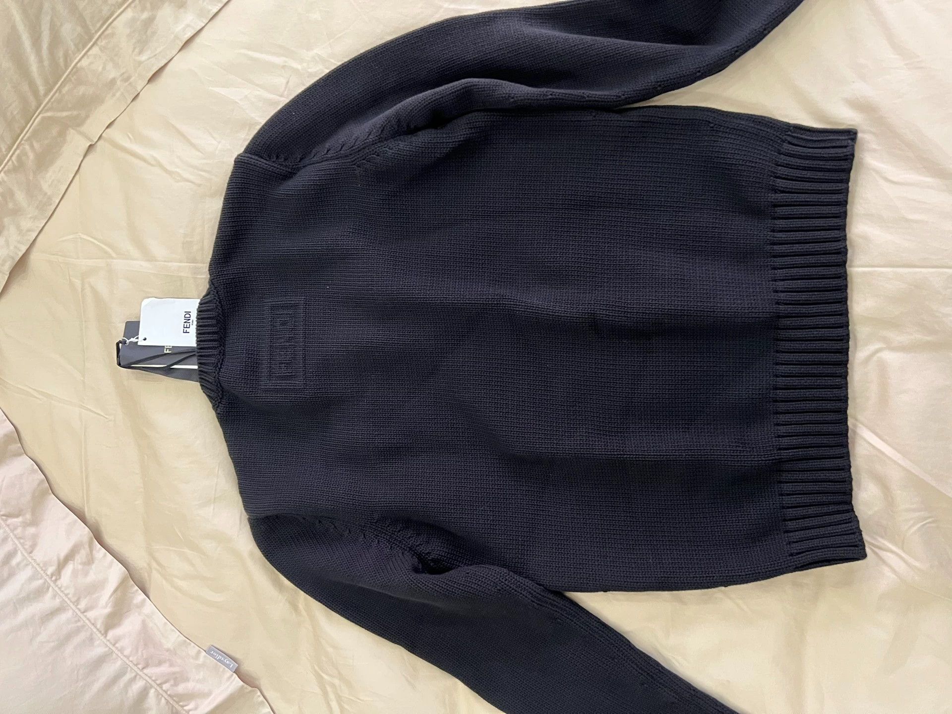 Fendi FENDI 3D Logo Black Sweater Size 50 New Size US M / EU 48-50 / 2 - 4 Thumbnail