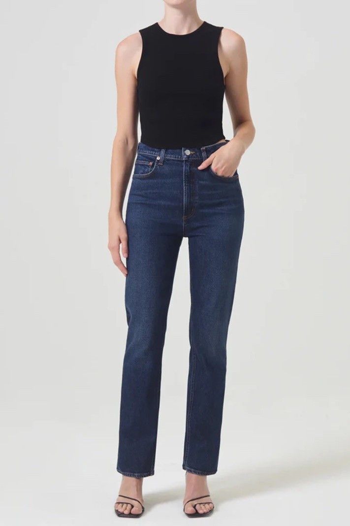 Agolde Agolde High Rise Stovepipe Jeans Discord NWT Size 24" / US 00 / IT 34 - 1 Thumbnail