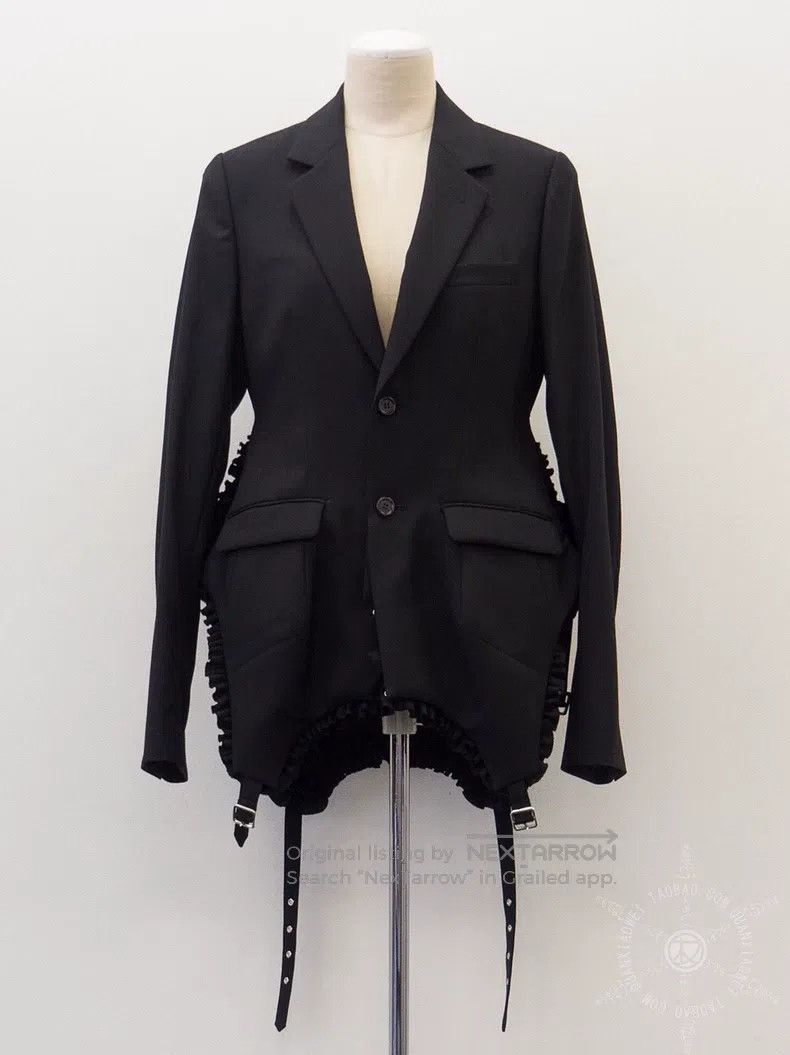 Comme des Garcons Comme Des Garcons Notched Lapel Tie Belt Coat Transformed Size S / US 4 / IT 40 - 4 Thumbnail