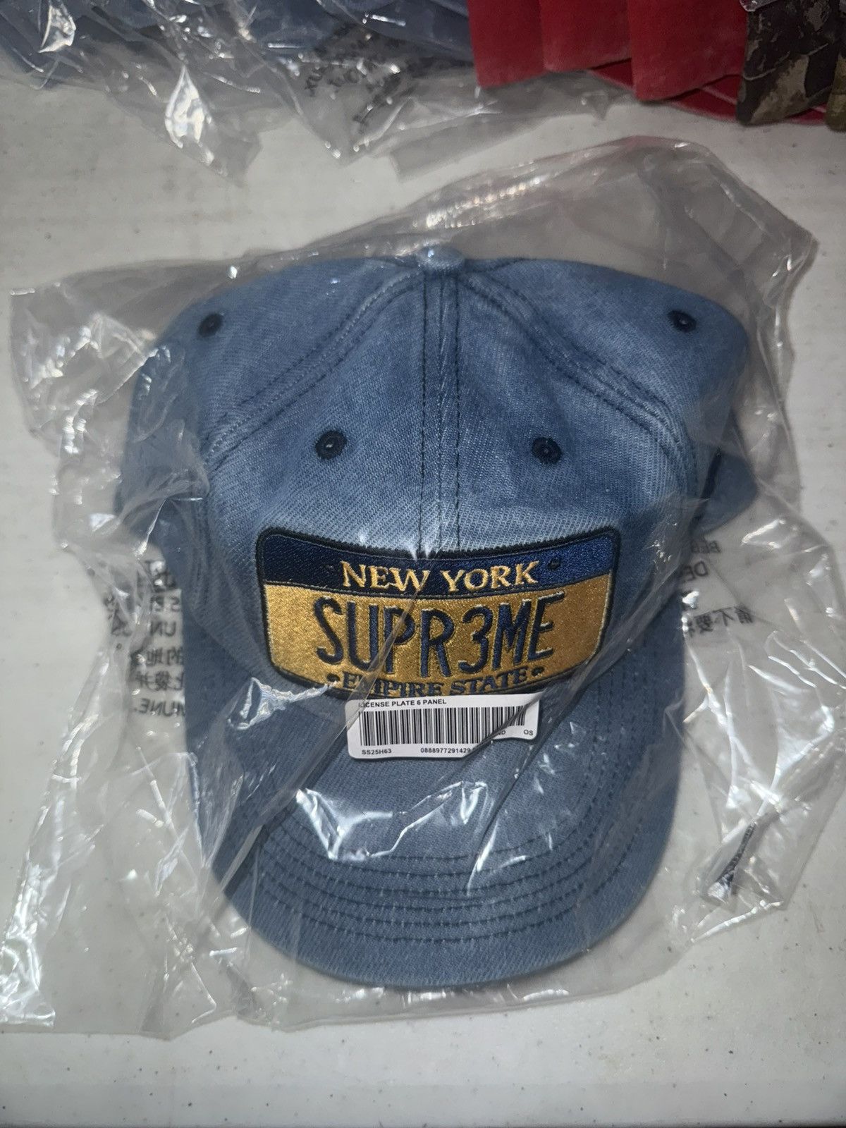 Supreme Supreme License Plate 6-Panel Size ONE SIZE - 3 Thumbnail
