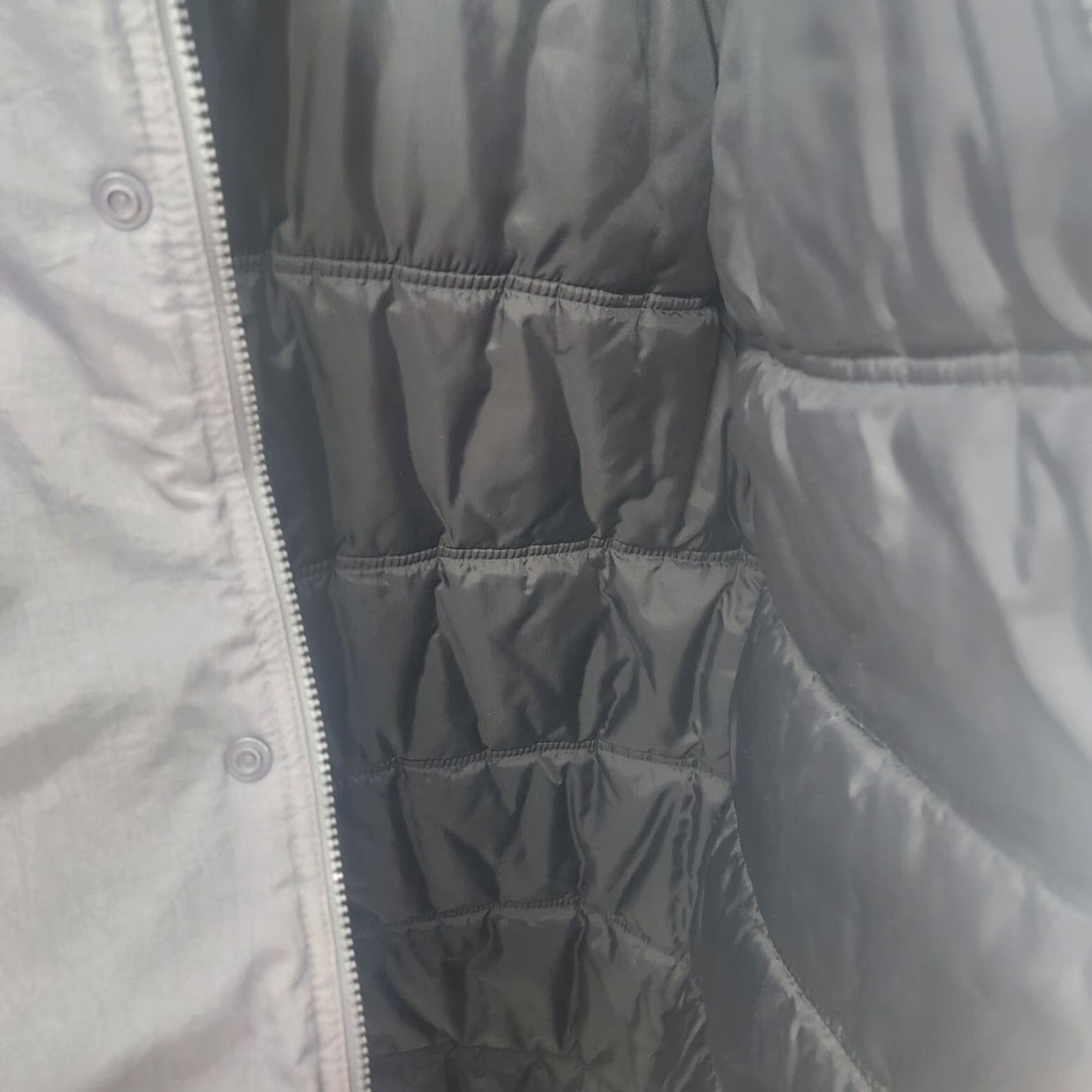 Nike VTG Nike jacket Long Parka Coat adult XL Gray Distressed Spellout y2k Size US XL / EU 56 / 4 - 7 Thumbnail