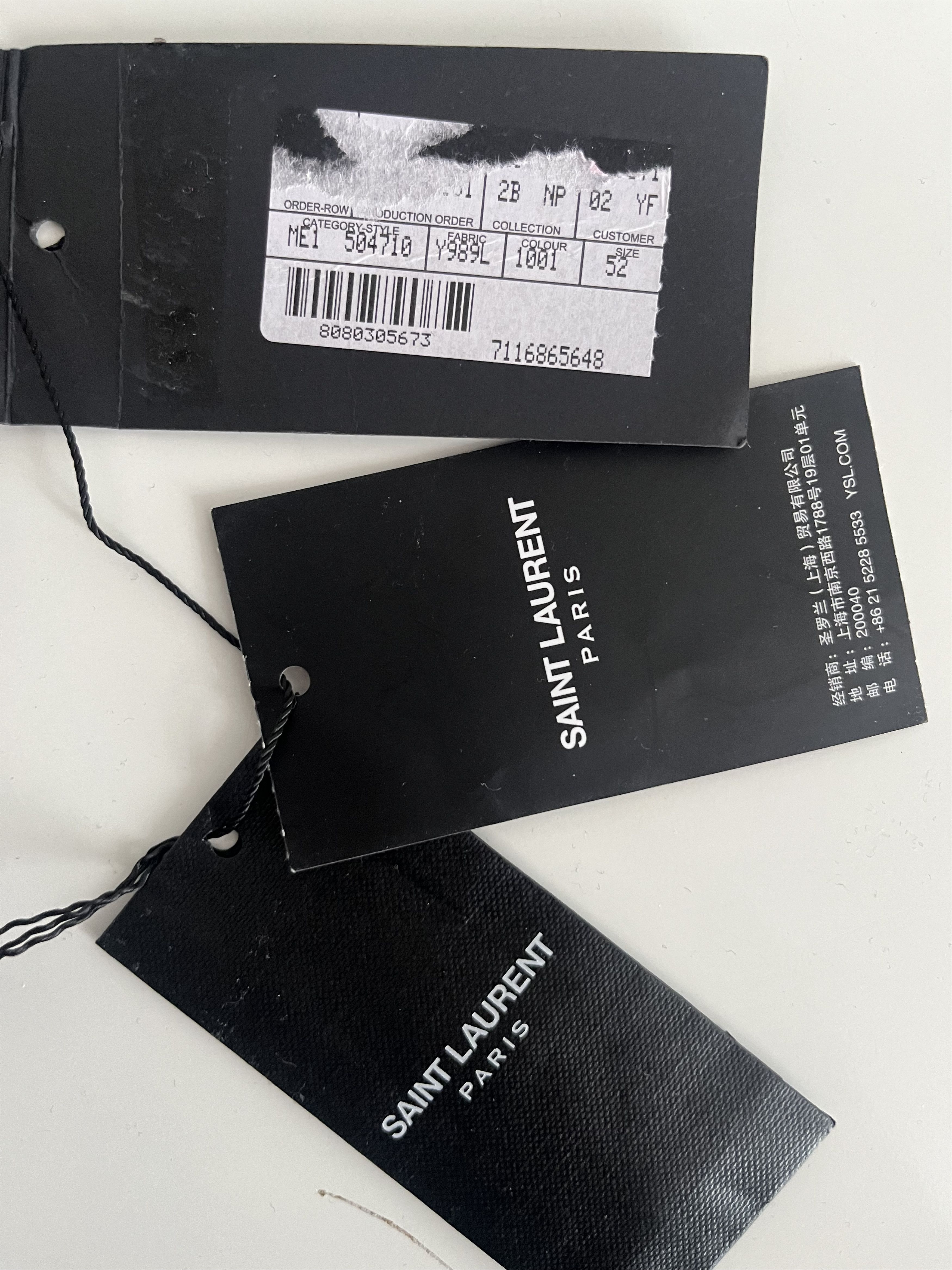 Saint Laurent Paris YSL Windbreaker Size US L / EU 52-54 / 3 - 13 Thumbnail