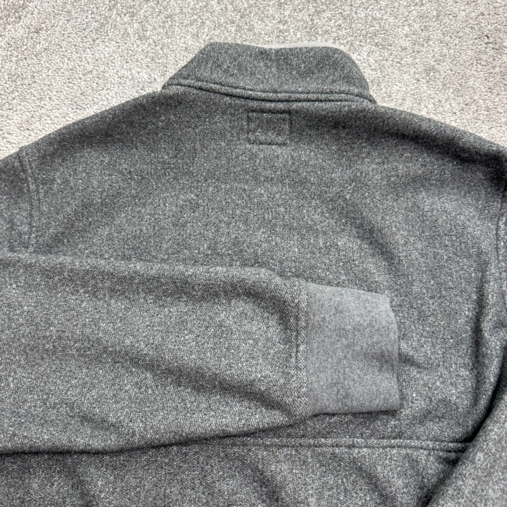 J.Crew J.Crew Fleece Sweatshirt Mens M Gray 1/4 Zip Pocket Outdoor Casual Shirt Size US M / EU 48-50 / 2 - 4 Thumbnail
