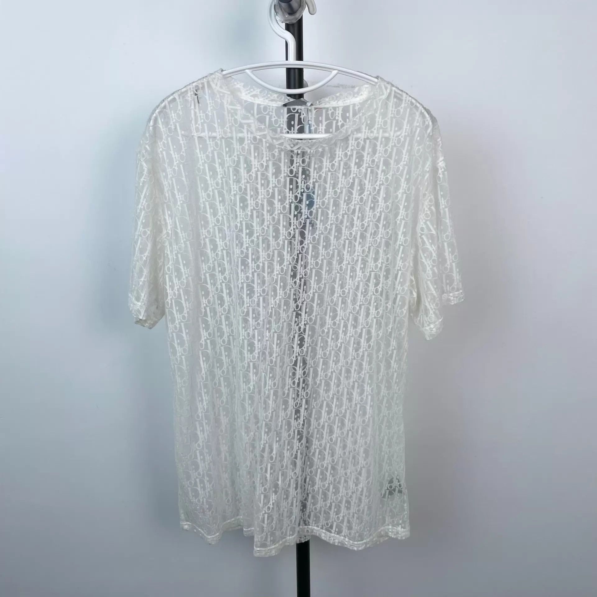 Dior Dior All Over Logo Short Sleeve Tee Size XL / US 12-14 / IT 48-50 - 1 Thumbnail