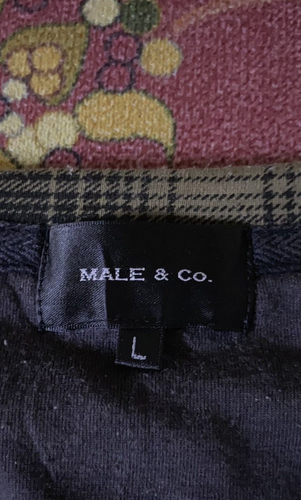 Japanese Brand × Vintage Japanese Brand MALE & Co. Double Layer Long Sleeve Tee Size US L / EU 52-54 / 3 - 5 Thumbnail