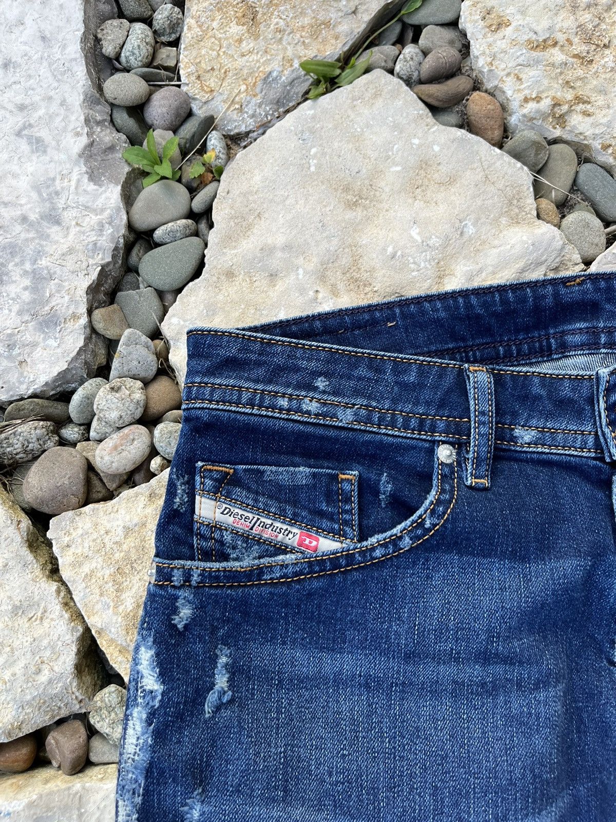 Diesel Diesel thommer distressed ripped jeans slim skinny pants Size US 32 / EU 48 - 13 Thumbnail