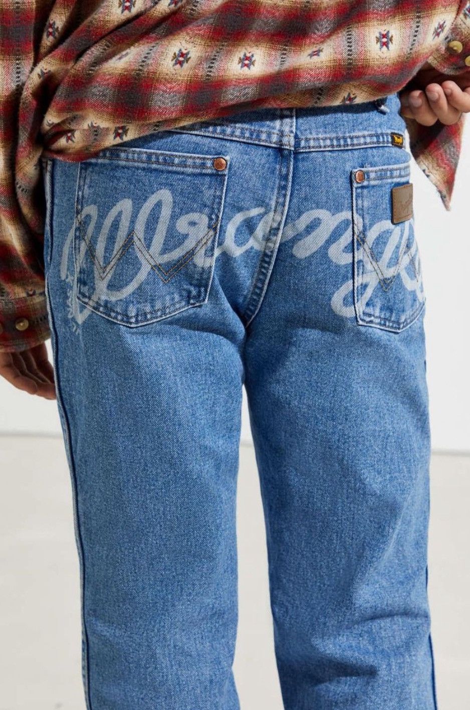 Urban Outfitters 2019 Wrangler x Lil Nas x UO Original Denim Pants Size US 30 / EU 46 - 12 Thumbnail