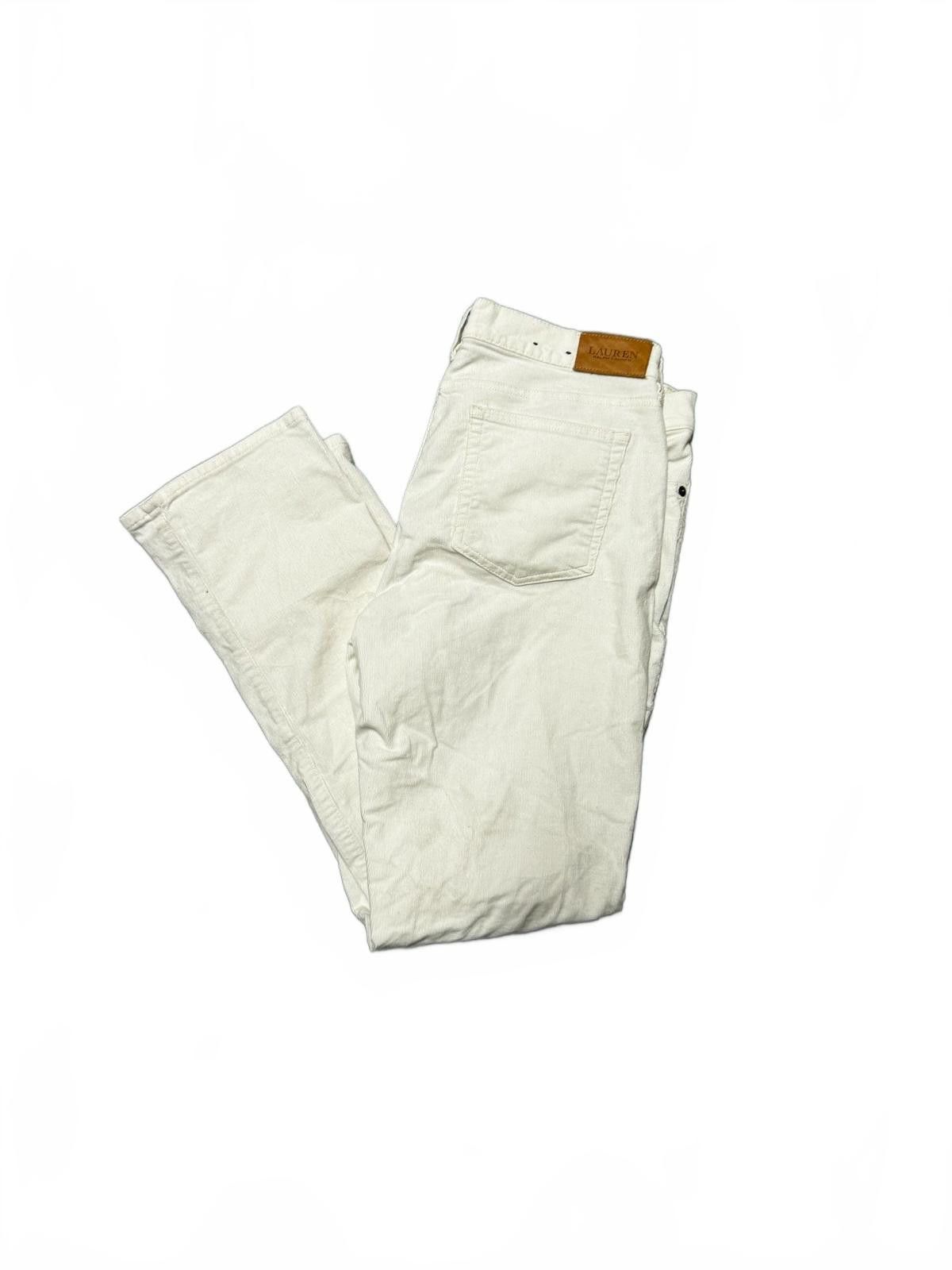 Polo Ralph Lauren Ralph Lauren Women's White Trousers Size 12 Size 30" / US 8 / IT 44 - 2 Thumbnail