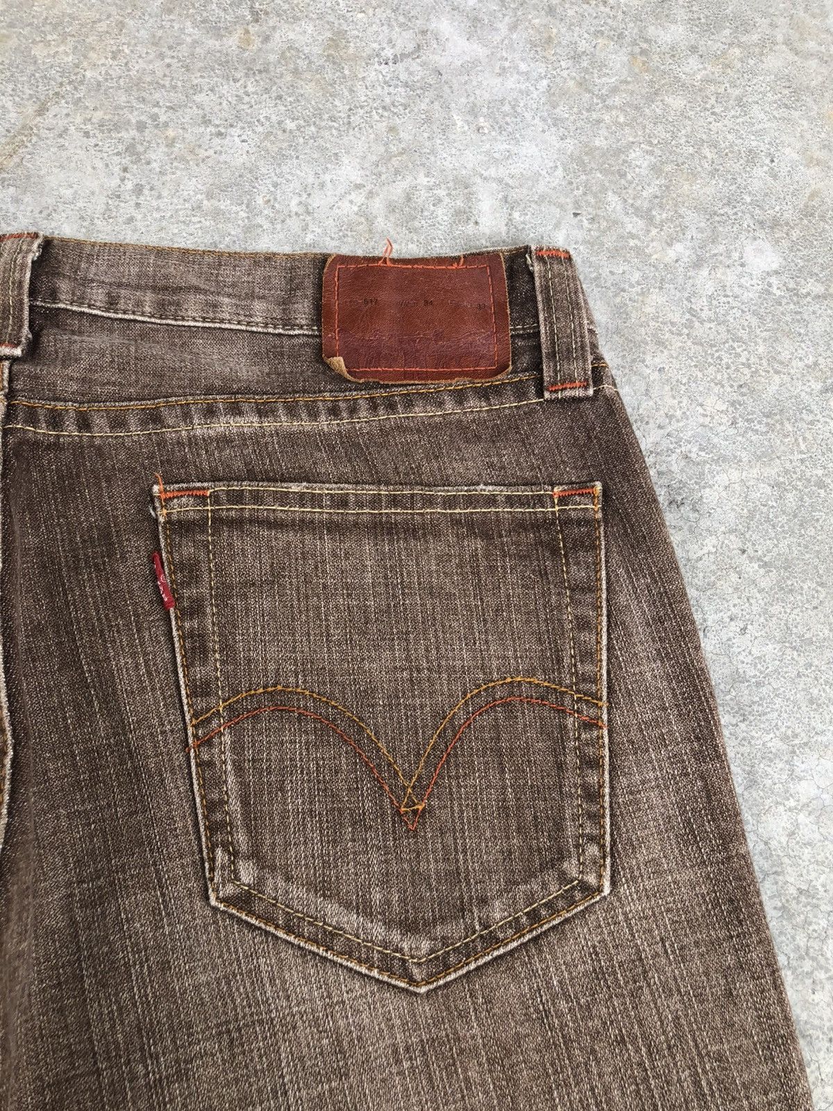 If Six Was Nine Levis 517 Flared Jeans Distressed Jeans Size US 34 / EU 50 - 16 Thumbnail