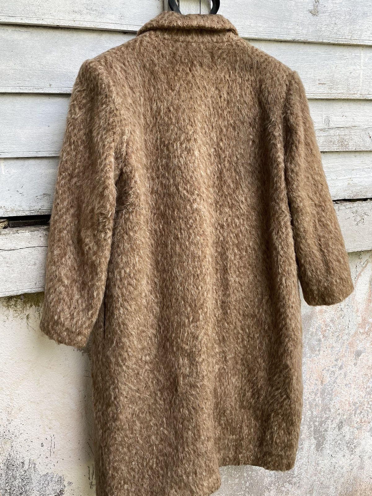 Thierry Mugler × Vintage Archival 80s Thierry Mugler Fur Mohair Leather Strap Coat Size US M / EU 48-50 / 2 - 10 Thumbnail