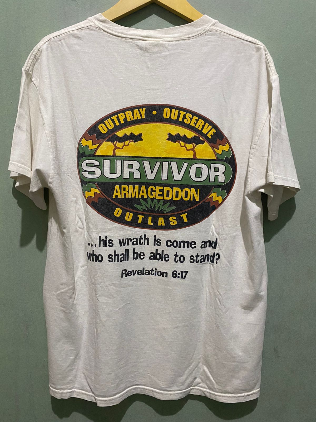 Vintage Jesus Tee Size US L / EU 52-54 / 3 - 2 Thumbnail
