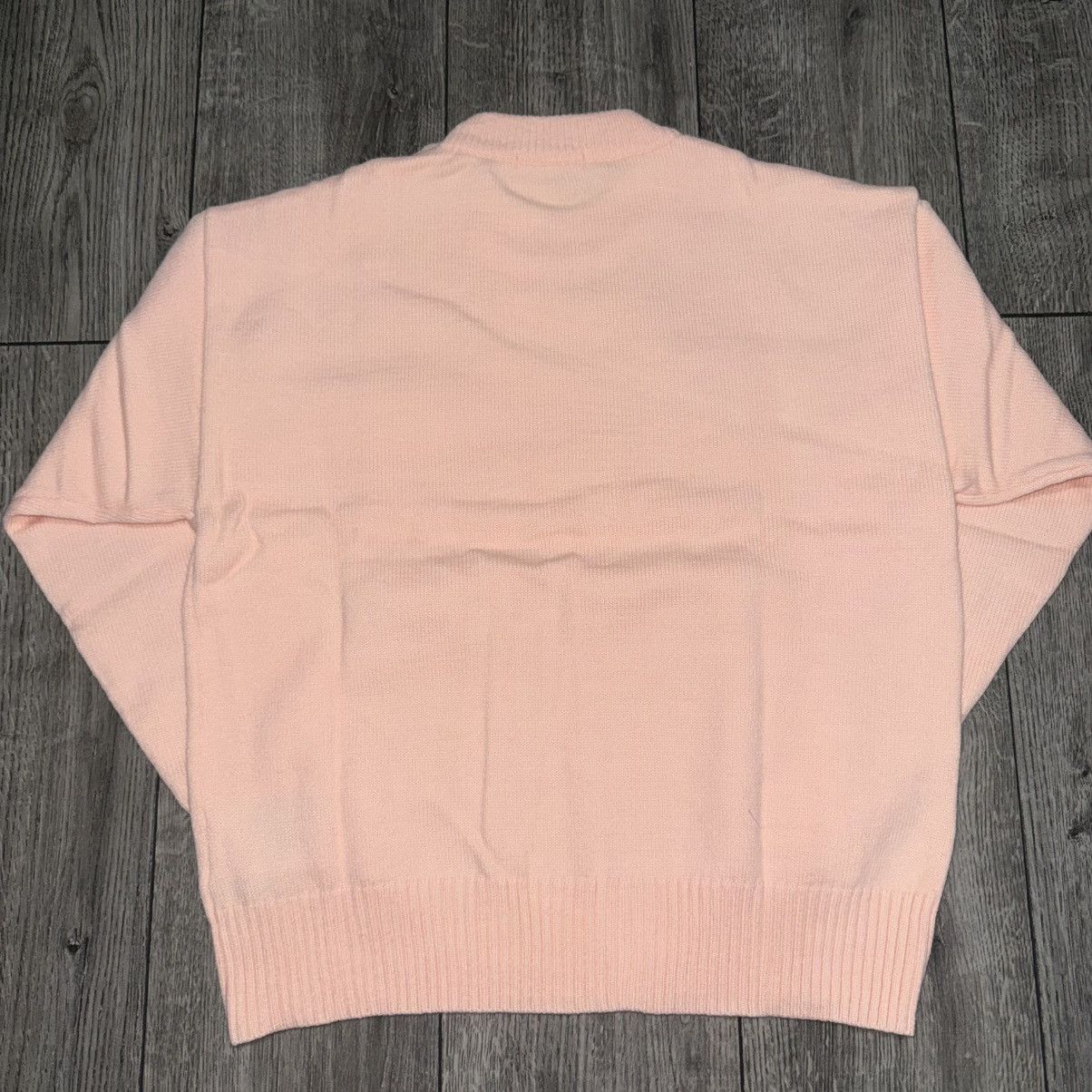 AMI Ami Paris Ami de Cœur alpaca and wool-blend sweater in pink Size S / US 4 / IT 40 - 2 Thumbnail