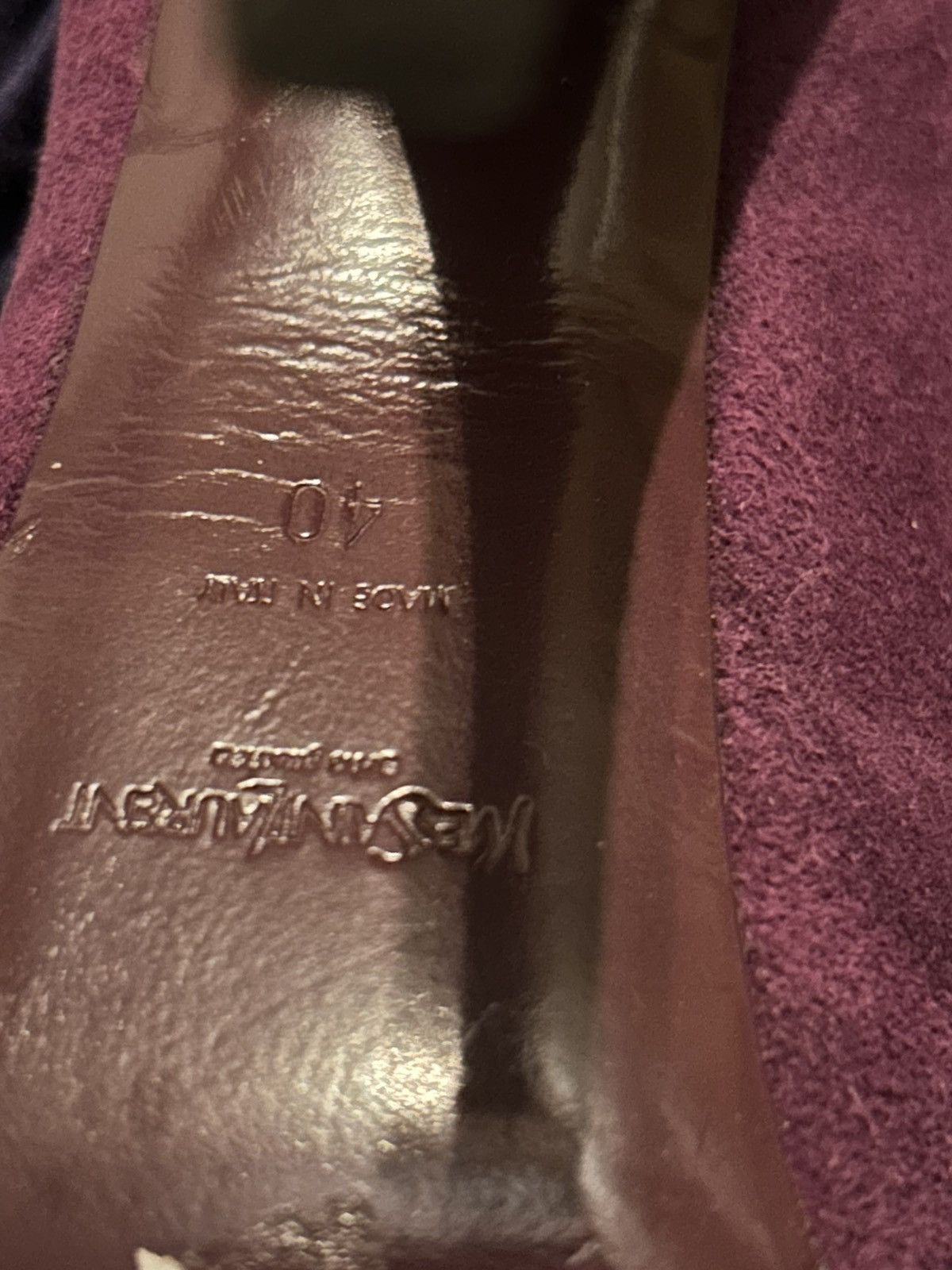 Yves Saint Laurent YSL PURPLE PLATFORM PUMPS Size US 9 / IT 39 - 7 Thumbnail