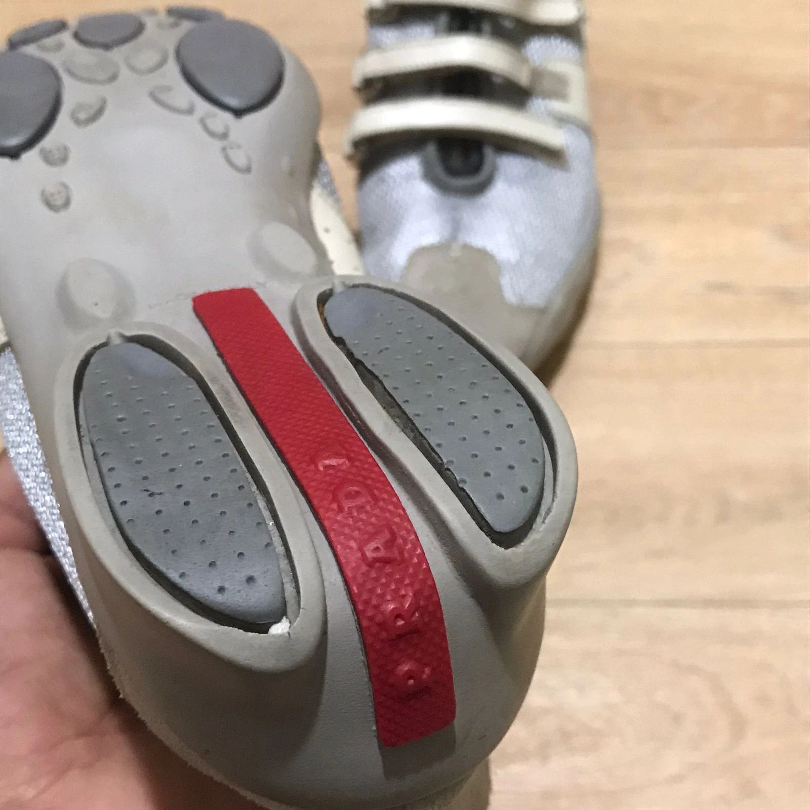 Prada Prada Womens Sneaker Americas Cup Silver Lace Up Shoes 6,5US Size US 6.5 / IT 36.5 - 8 Thumbnail
