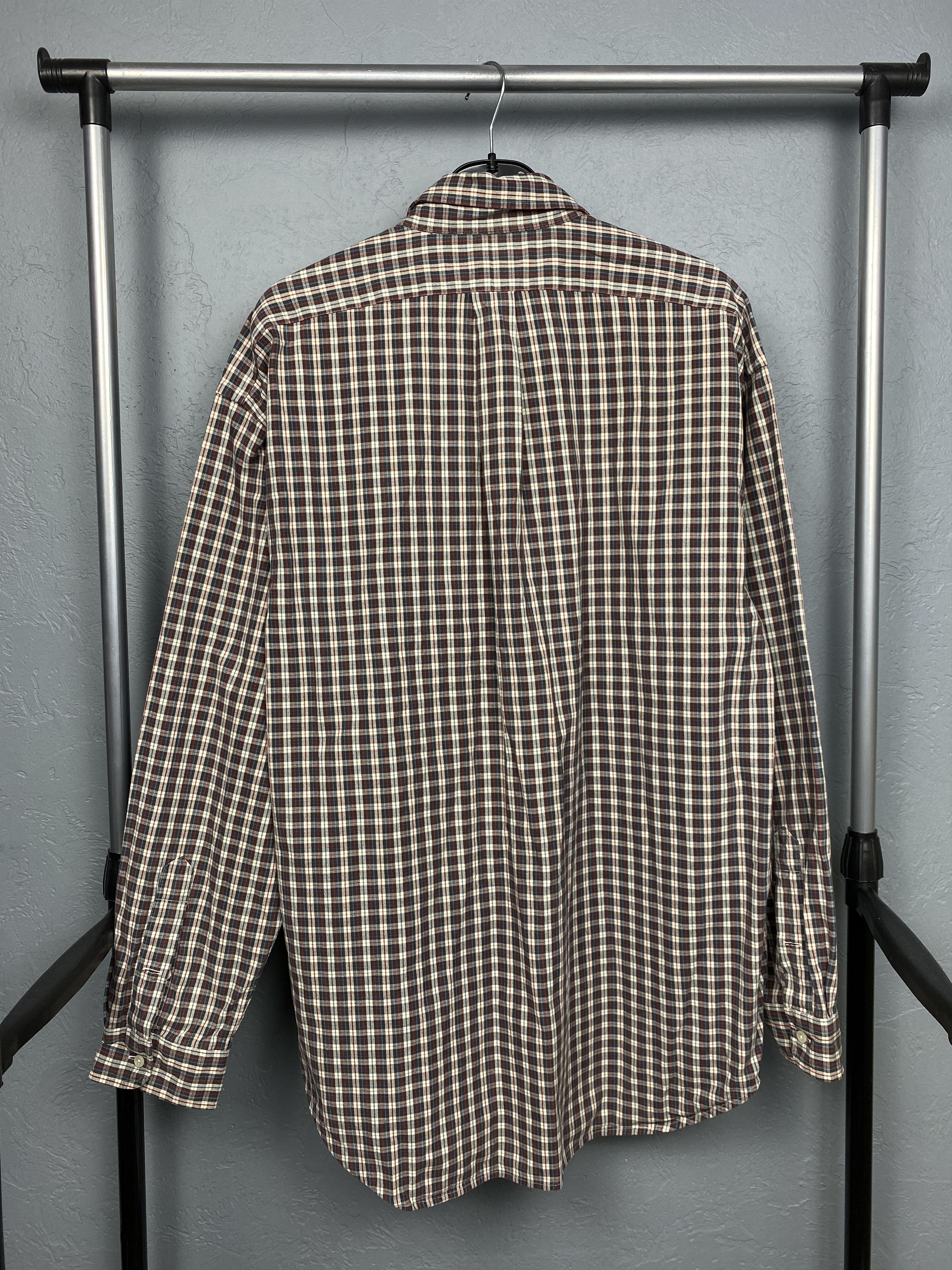 Polo Ralph Lauren Polo Ralph Lauren Vintage Mens Heavy Cotton Plaid Shirt Size US L / EU 52-54 / 3 - 7 Thumbnail