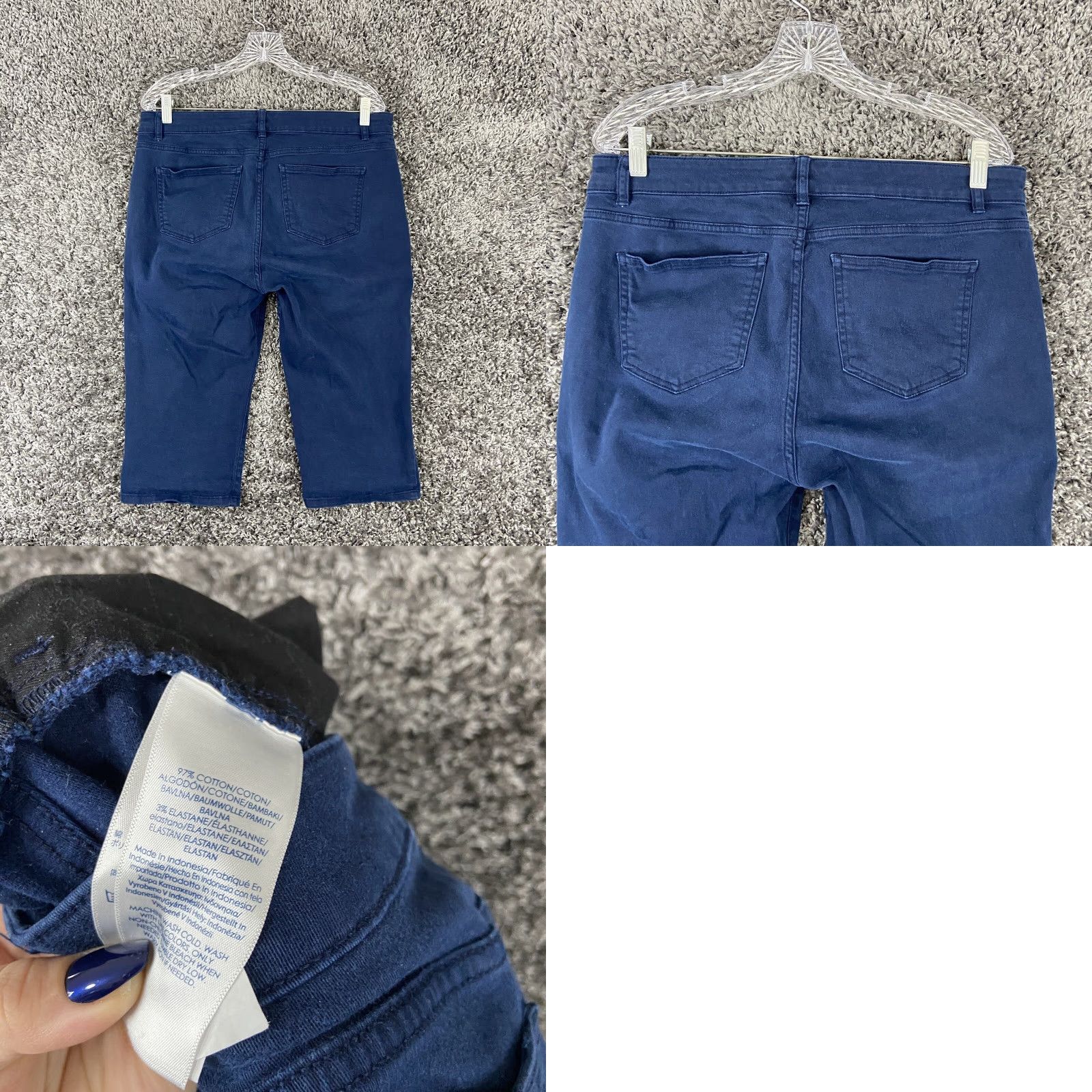 Chaps CHAPS Capris Pants Blue Women's Regular 12 Size ONE SIZE - 8 Thumbnail