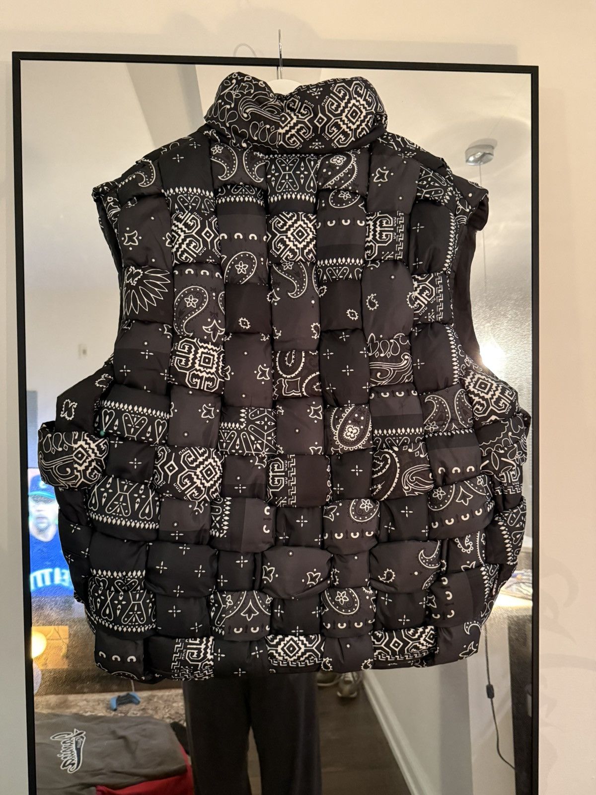 Kapital KAPITAL REVERSIBLE PADDED VEST IN BLACK KEEL NYLON Size US XL / EU 56 / 4 - 5 Thumbnail