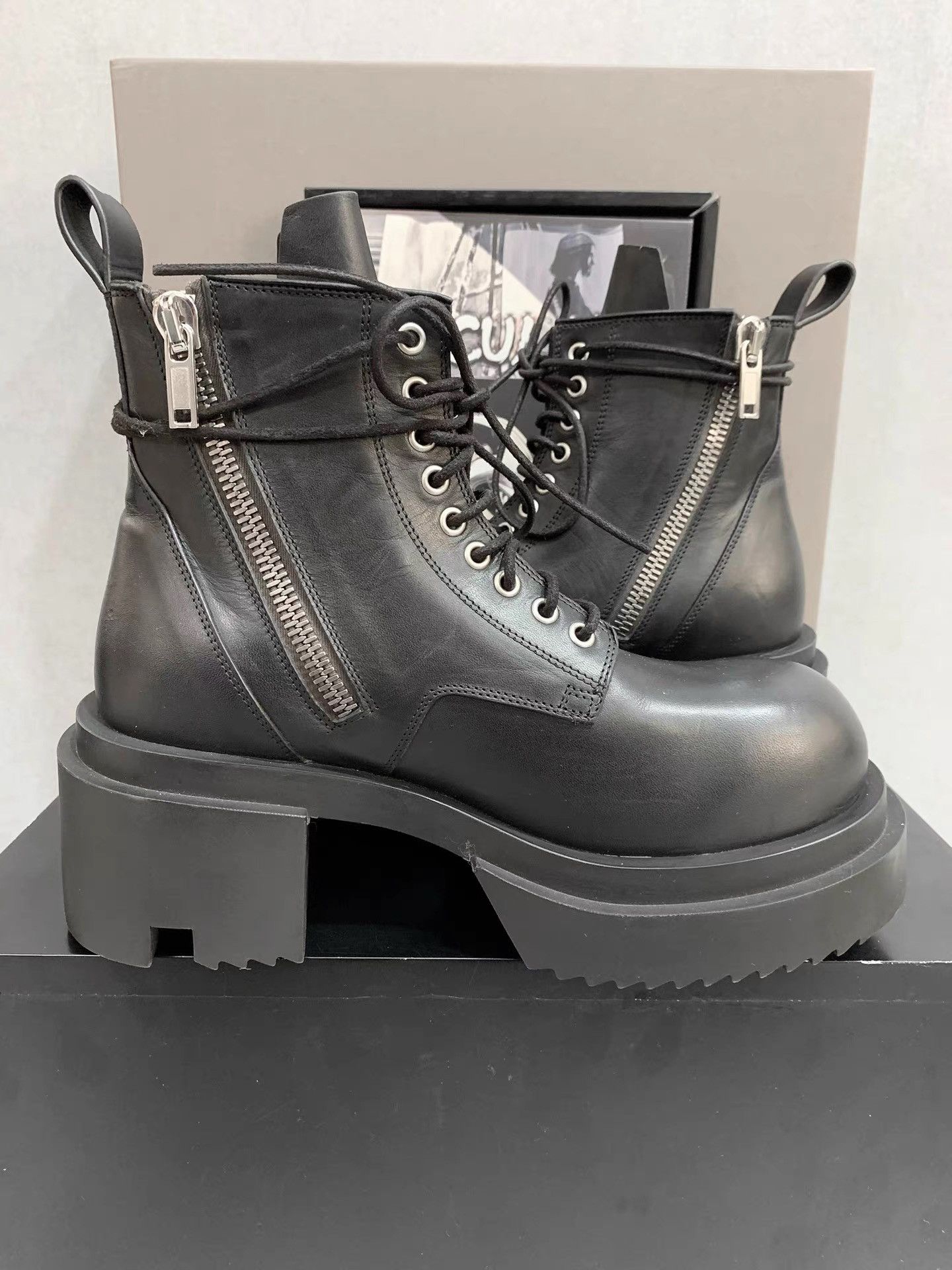 Rick Owens Rick Owens Bogun Runway Thick Sole Boots K34 Size US 6 / EU 39 - 5 Thumbnail