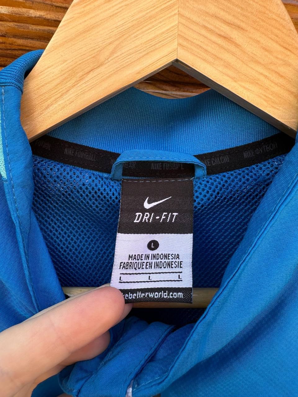 Nike Nike Jacket France Soccer Full Zip Track Top Football Size US L / EU 52-54 / 3 - 6 Thumbnail