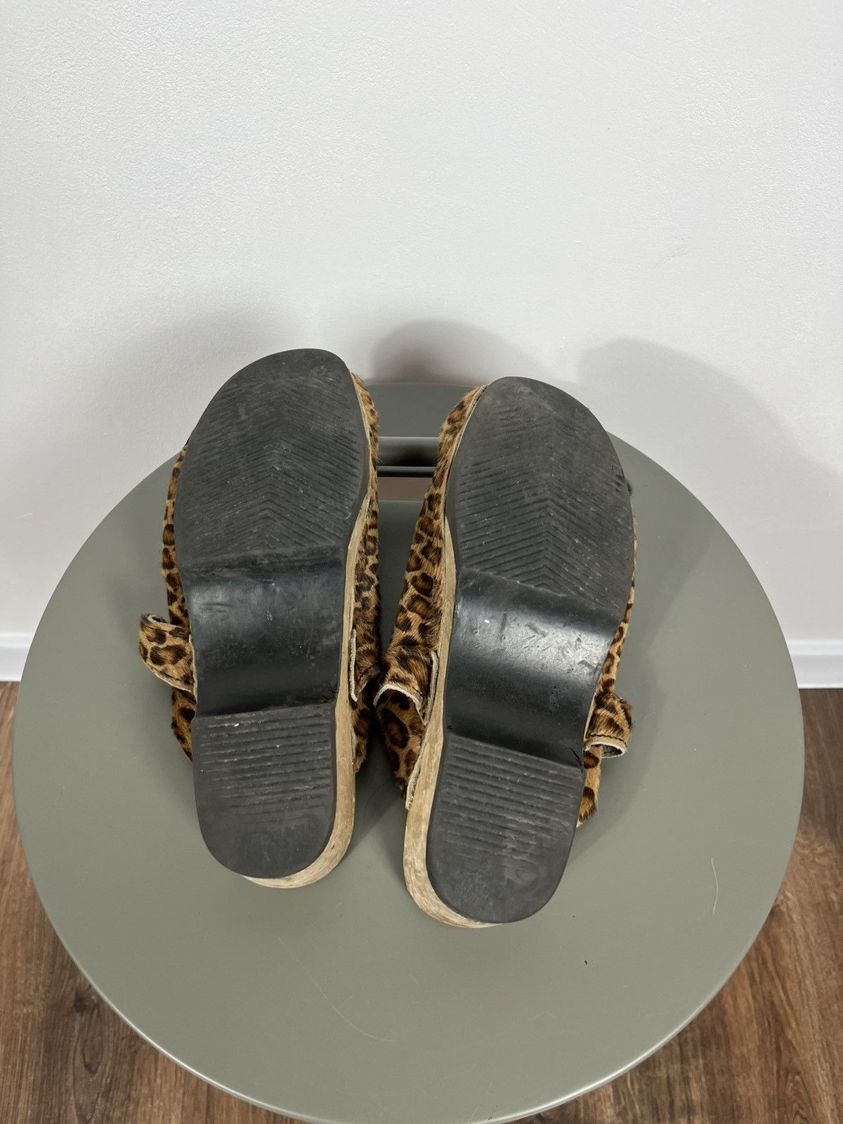 Vintage Handmade Leopard Clogs Shoes Women’s 40 – Made in Austria Size US 9.5 / IT 39.5 - 12 Thumbnail
