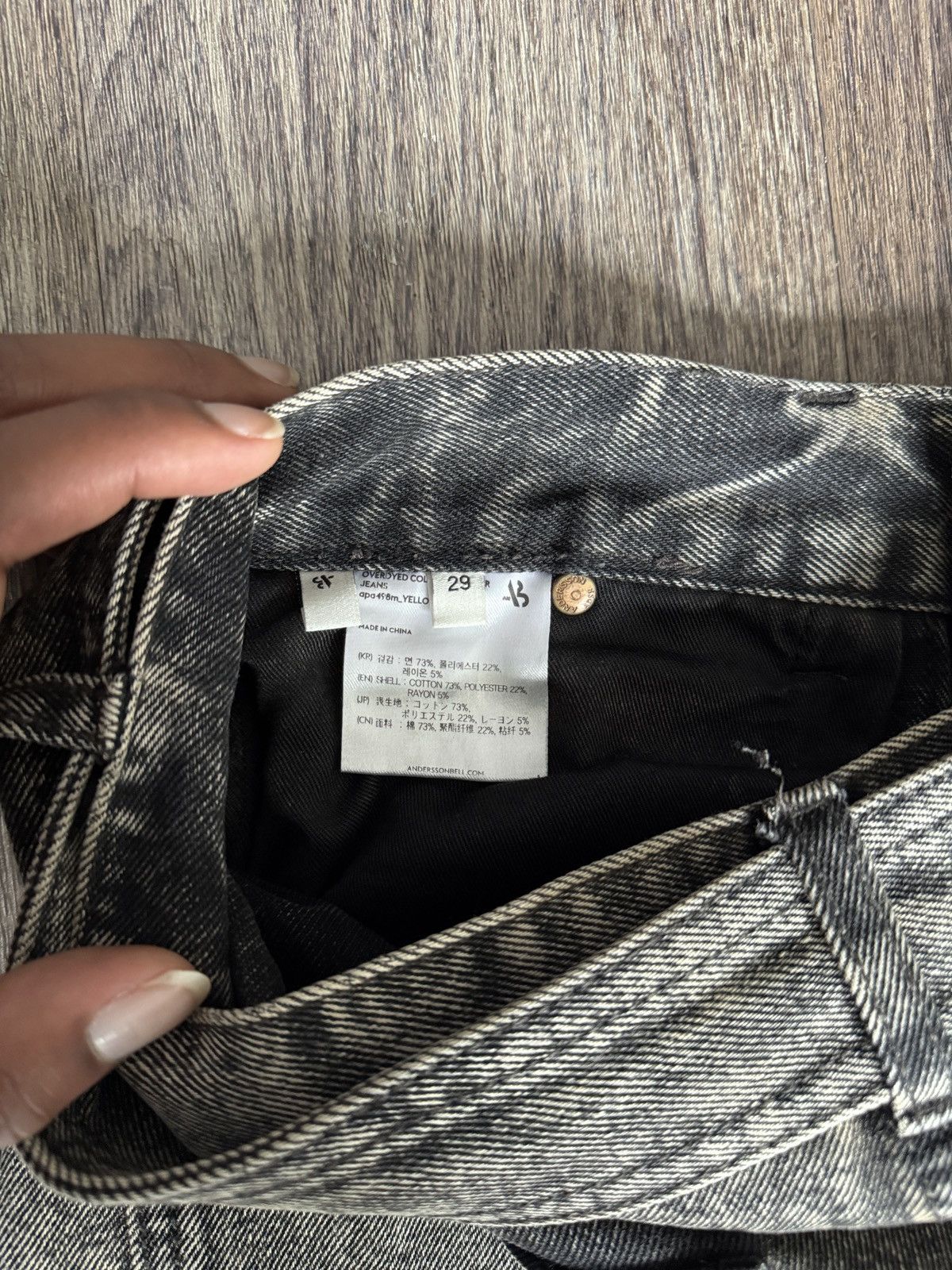 Andersson Bell Andersson Bell Overdyed Carpenter Jeans Size US 29 - 8 Thumbnail