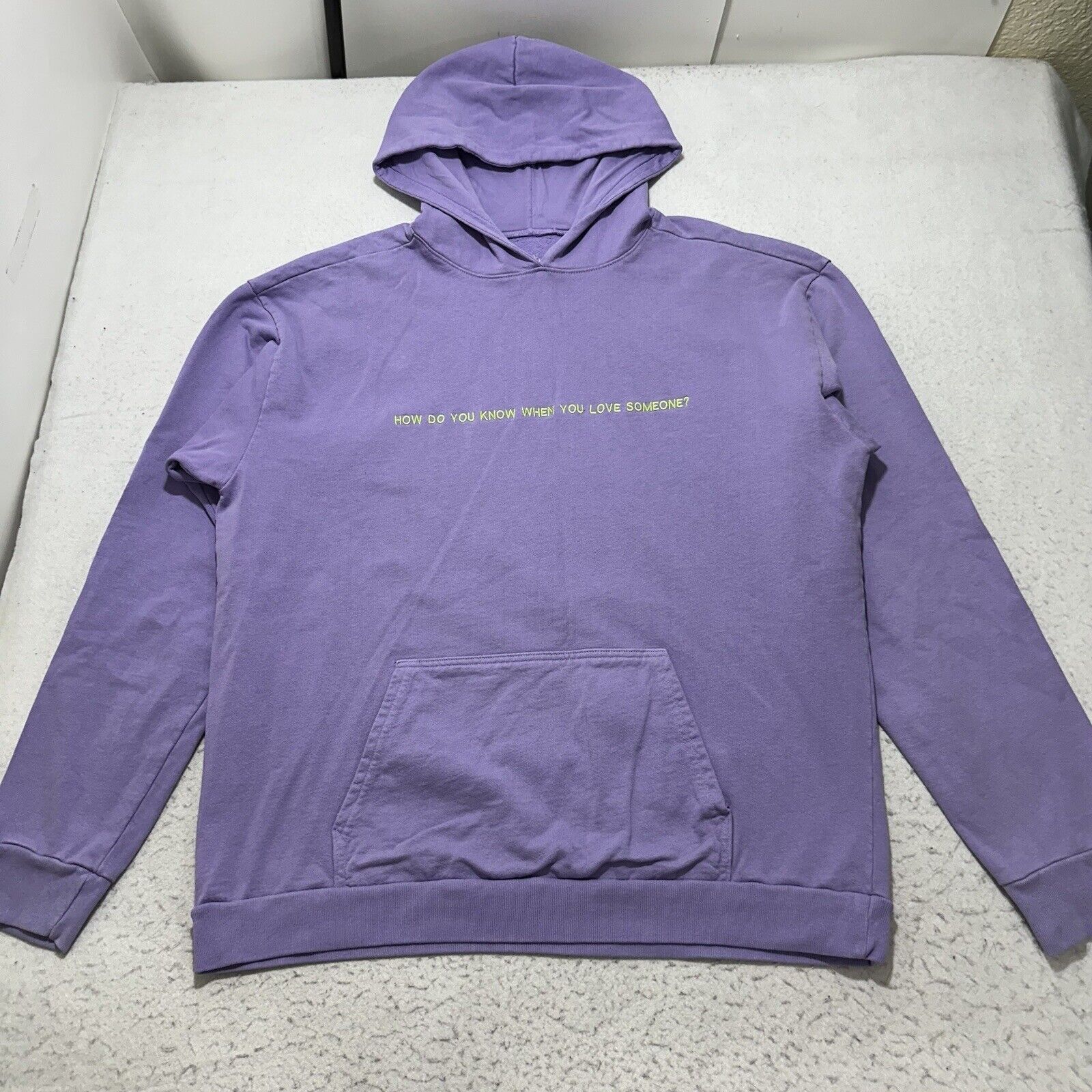 Boys Lie Boys Lie 1 Size Hoodie How Do You Know When You Love Someone Size ONE SIZE - 1 Thumbnail