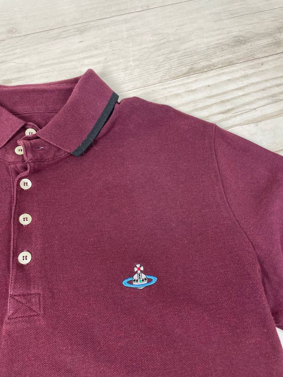 Vivienne Westwood Vivienne Westwood Polo Shirt Logo Orb Basic Luxury Size US XL / EU 56 / 4 - 6 Thumbnail