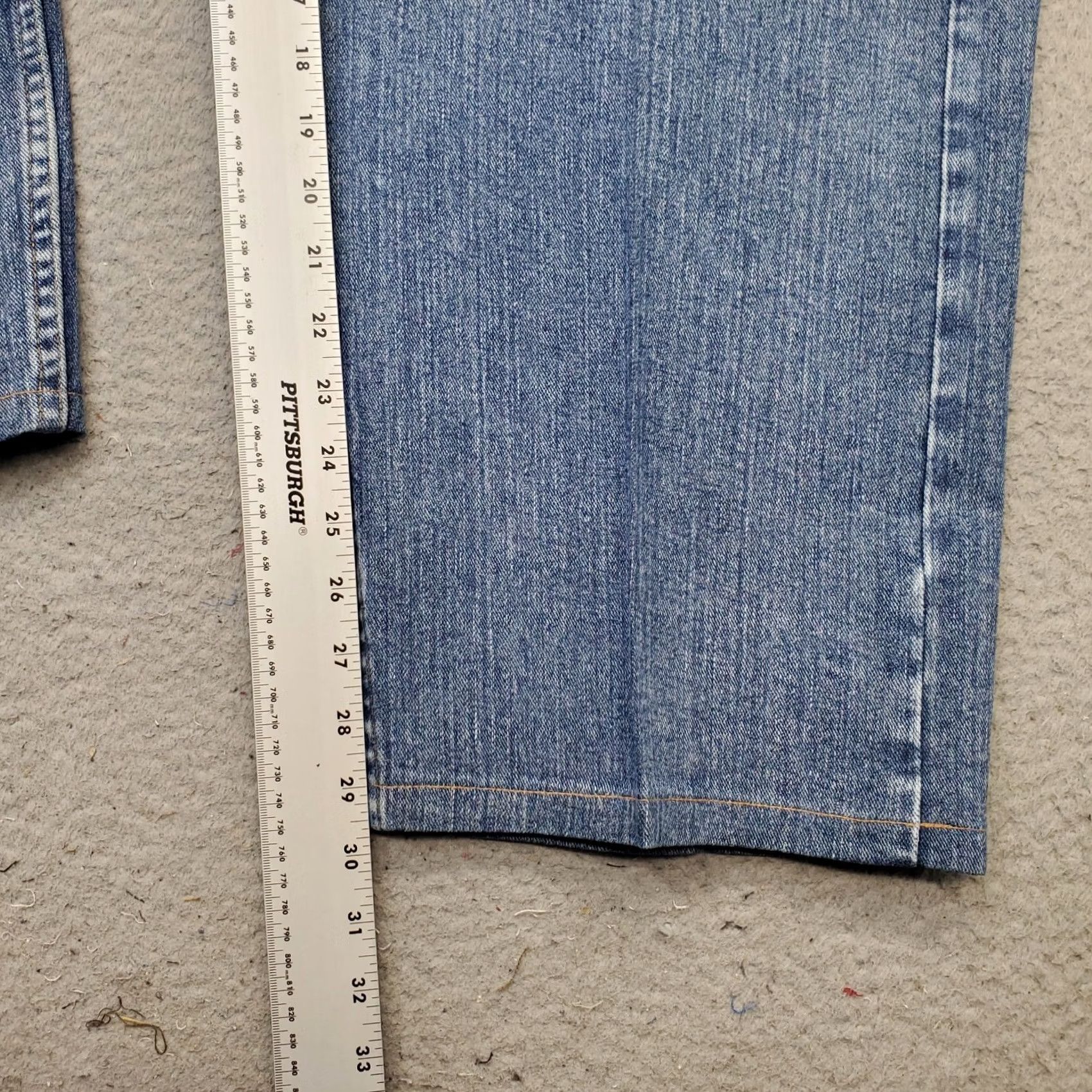 Wrangler VINTAGE Wrangler Straight Leg Jeans Men 48x30 Blue Denim Relaxed Fit Medium Wash Stretch Size US 32 / EU 48 - 4 Thumbnail