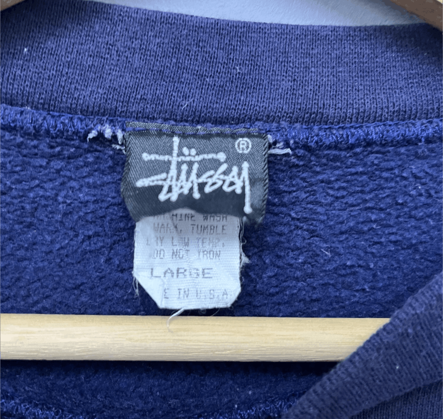 Stussy Vintage Stussy 80s Rare Item Sweetshirt Size US L / EU 52-54 / 3 - 2 Thumbnail