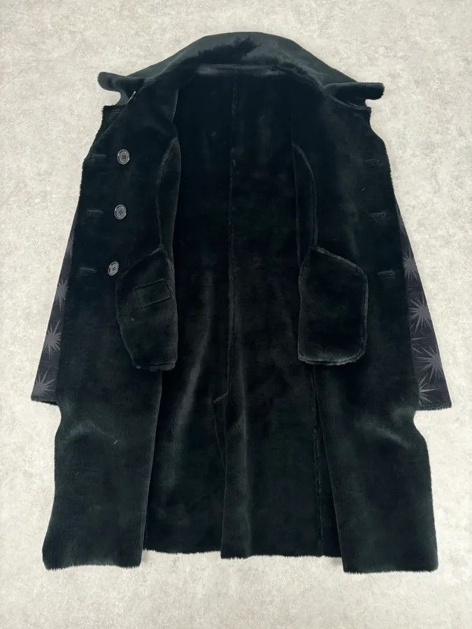 Emporio Armani AW2004 Emporio Armani Black Stars Contemporary Reversible Long Coat Size M / US 6-8 / IT 42-44 - 13 Thumbnail