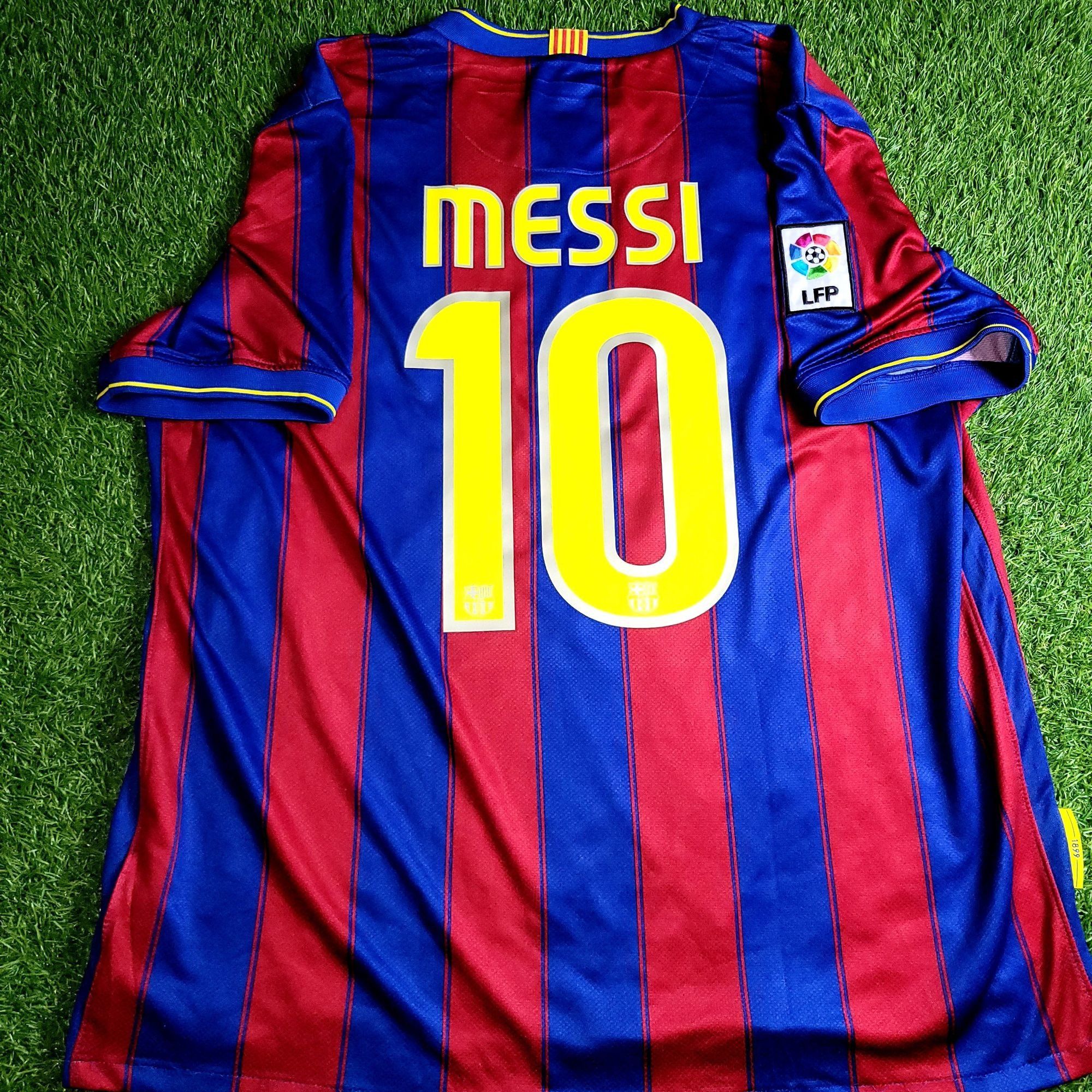 Nike Messi Barcelona 2009 2010 Soccer Jersey XL Size US XL / EU 56 / 4 - 1 Thumbnail