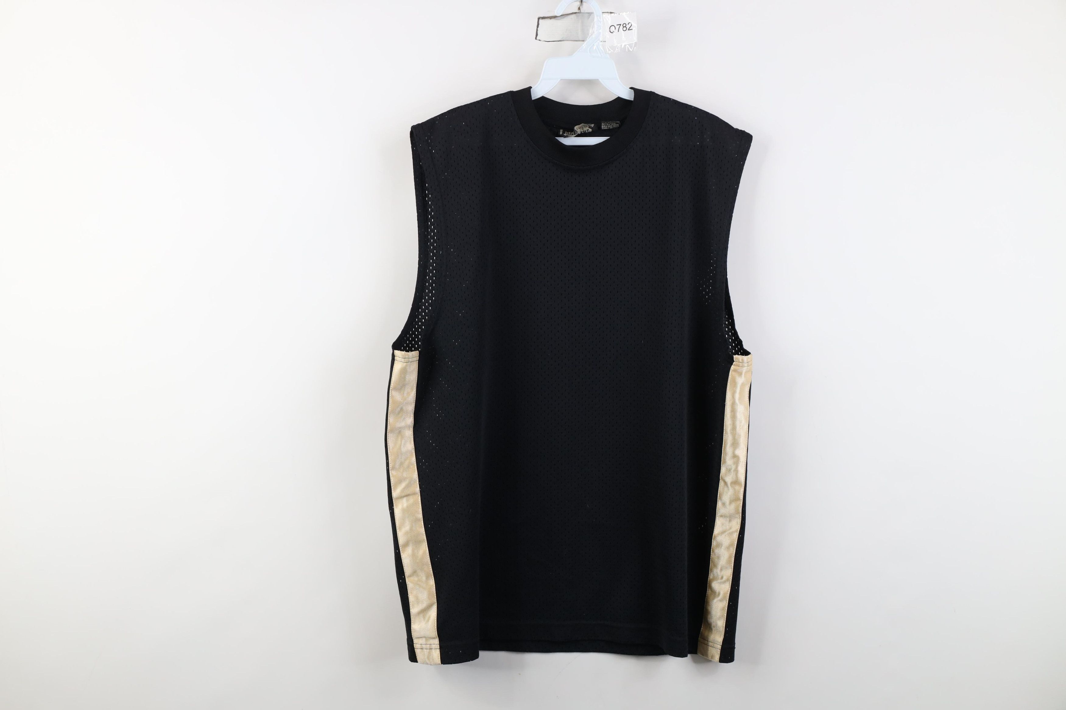 Vintage Vintage 90s Y2K Streetwear Mesh Sleeveless Muscle T-Shirt Size US L / EU 52-54 / 3 - 1 Thumbnail