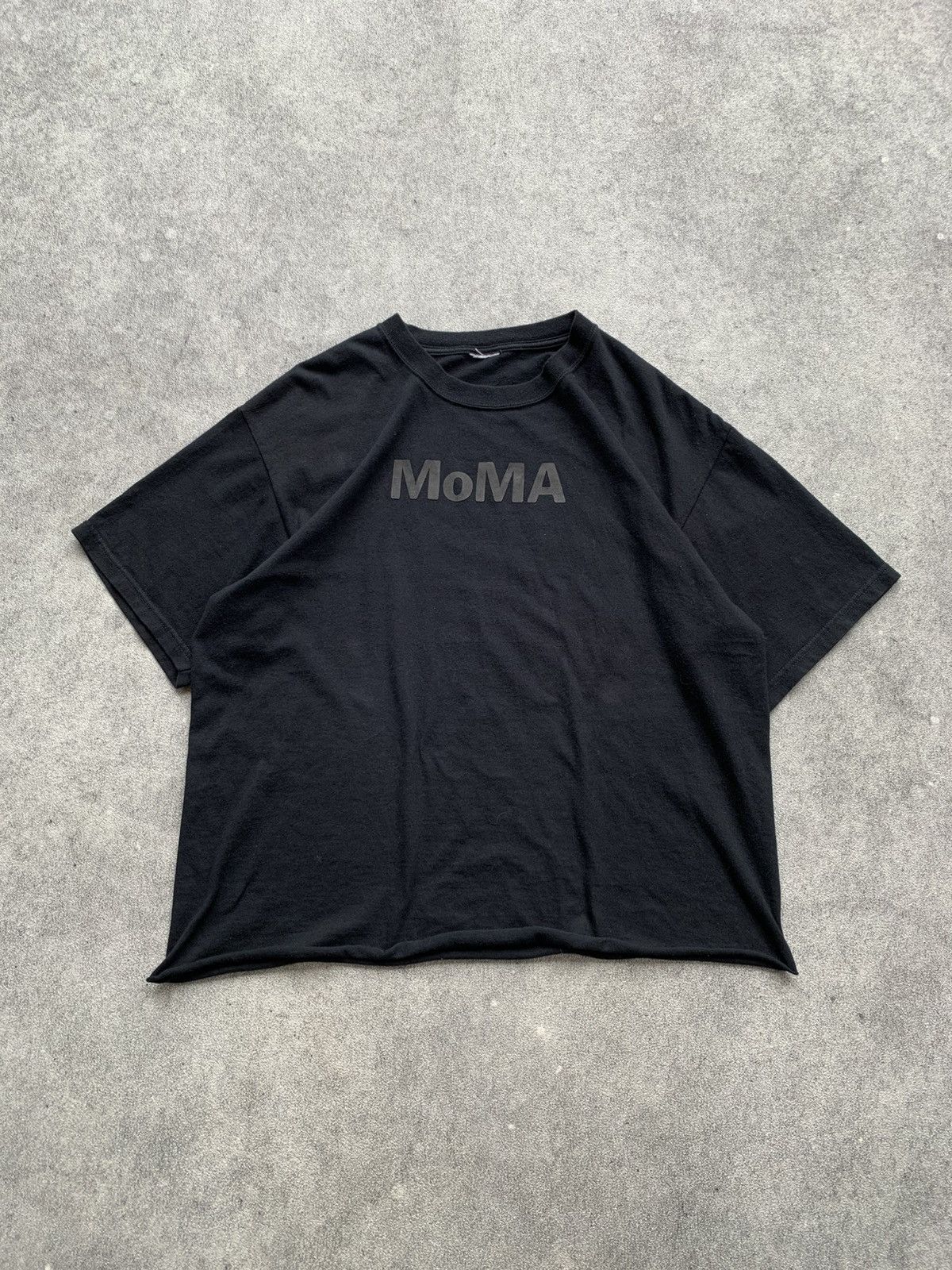 Designer × MoMA × Vintage Moma Logo Black Tees Size US L / EU 52-54 / 3 - 1 Thumbnail