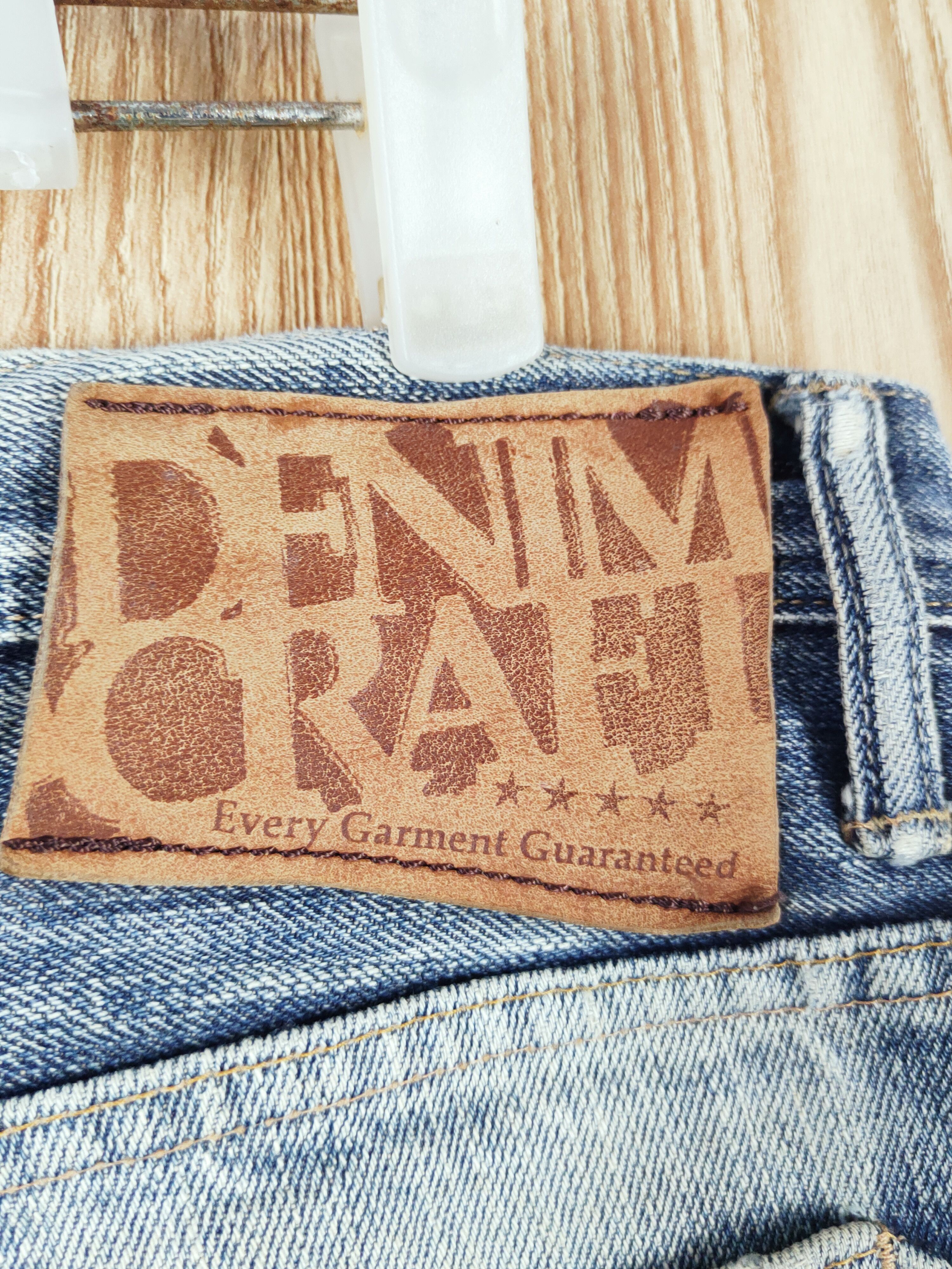 Japanese Brand Denim Craft Blue Distressed Ripped Jeans #W218 Size US 34 / EU 50 - 8 Thumbnail