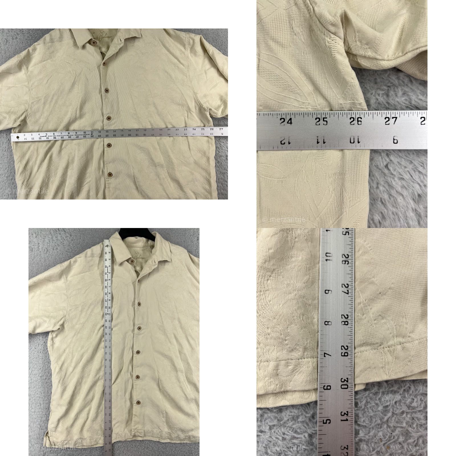 Tommy Bahama Tommy Bahama Shirt Men 2XL Yellow Floral Silk Hawaiian Casual Beach Aloha Pattern Size US XXL / EU 58 / 5 - 8 Thumbnail