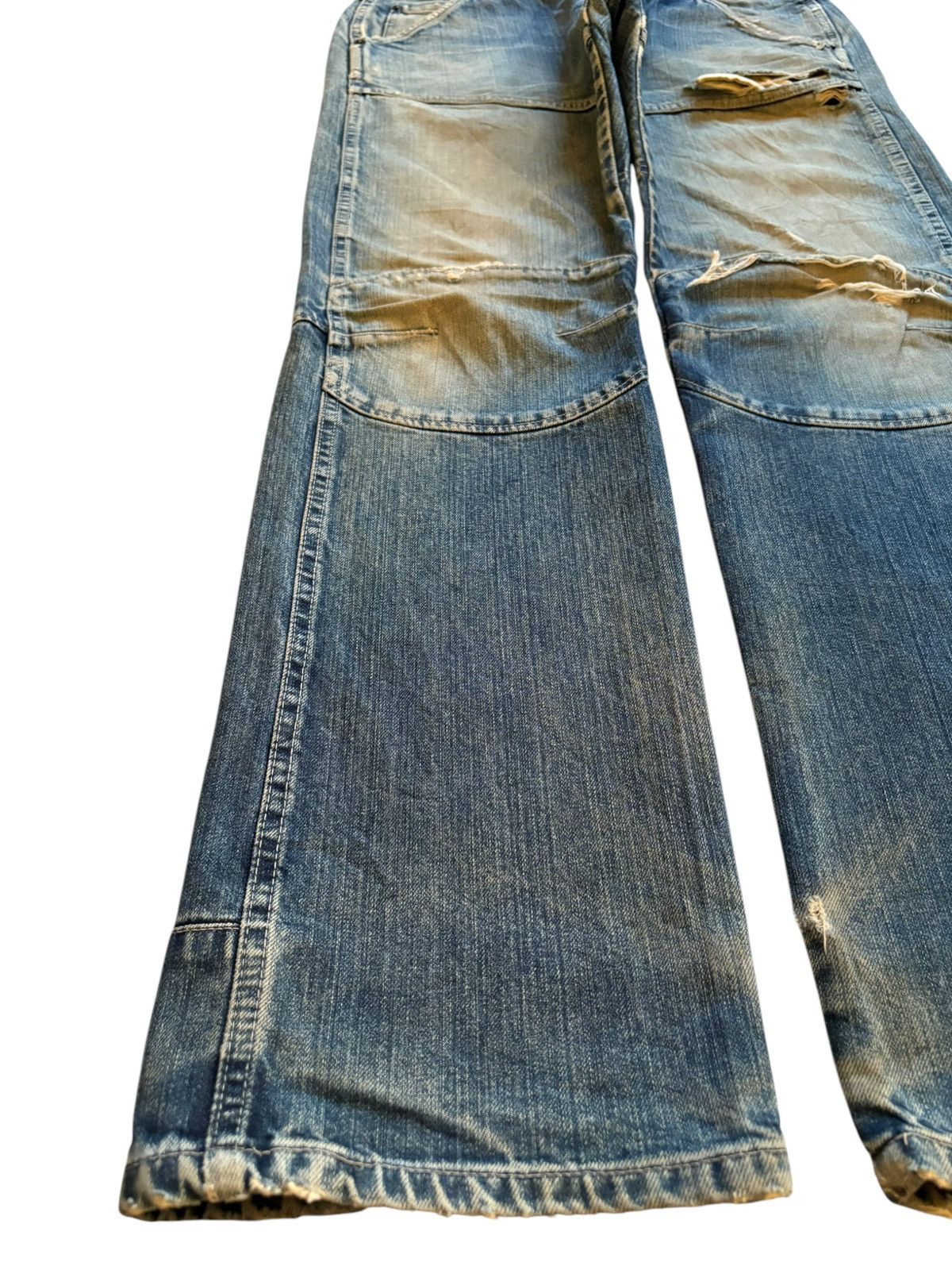 Japanese Brand Vintage Japanese Gowest Mud Wash Military Baggy Jeans Size US 34 / EU 50 - 6 Thumbnail