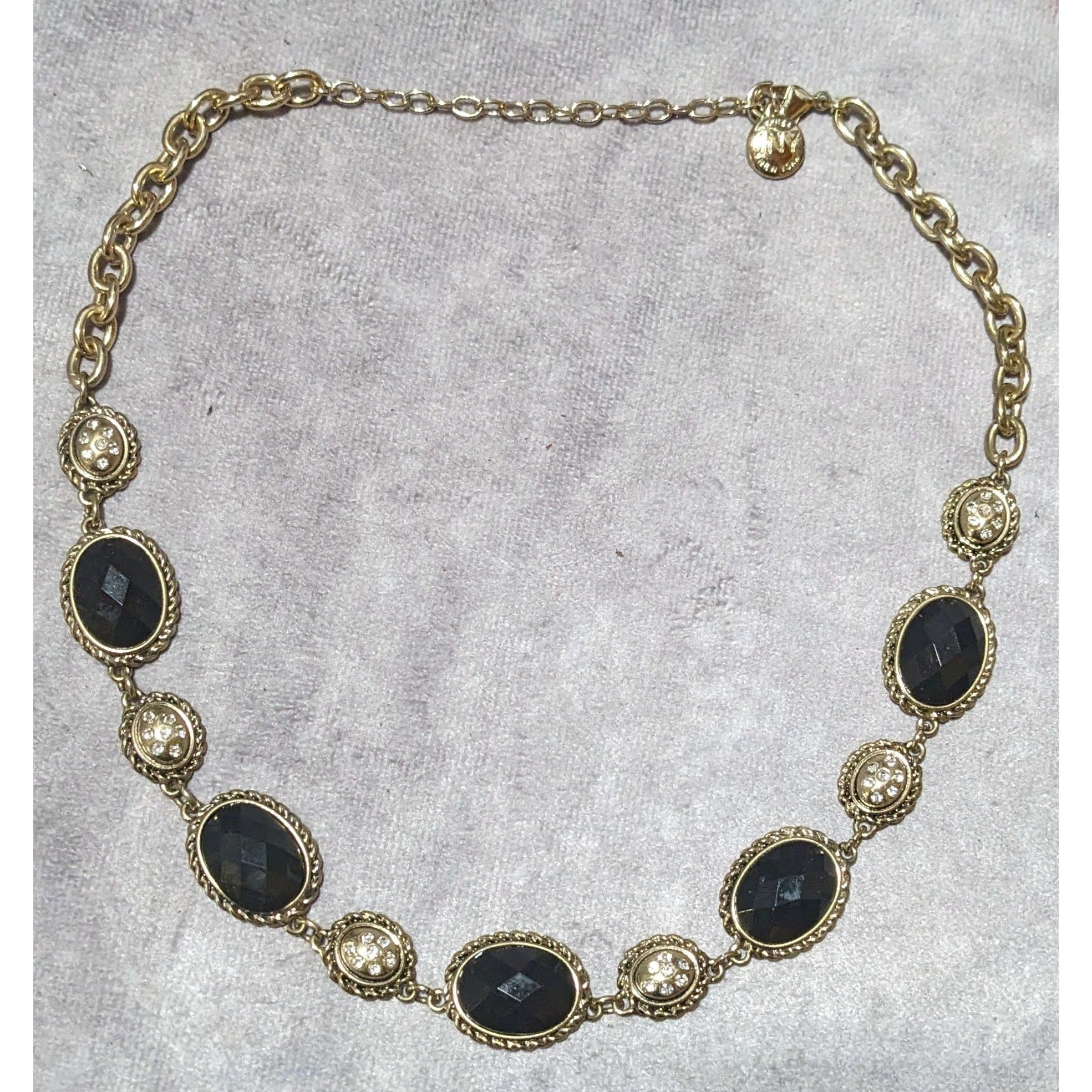 Jones New York Vintage Glam Jones New York Gold Gemmed Necklace Size ONE SIZE - 8 Thumbnail