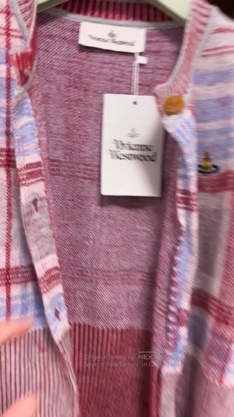 Vivienne Westwood Vivienne Westwood Plaid Knit Cardigan Size S / US 4 / IT 40 - 1 Thumbnail