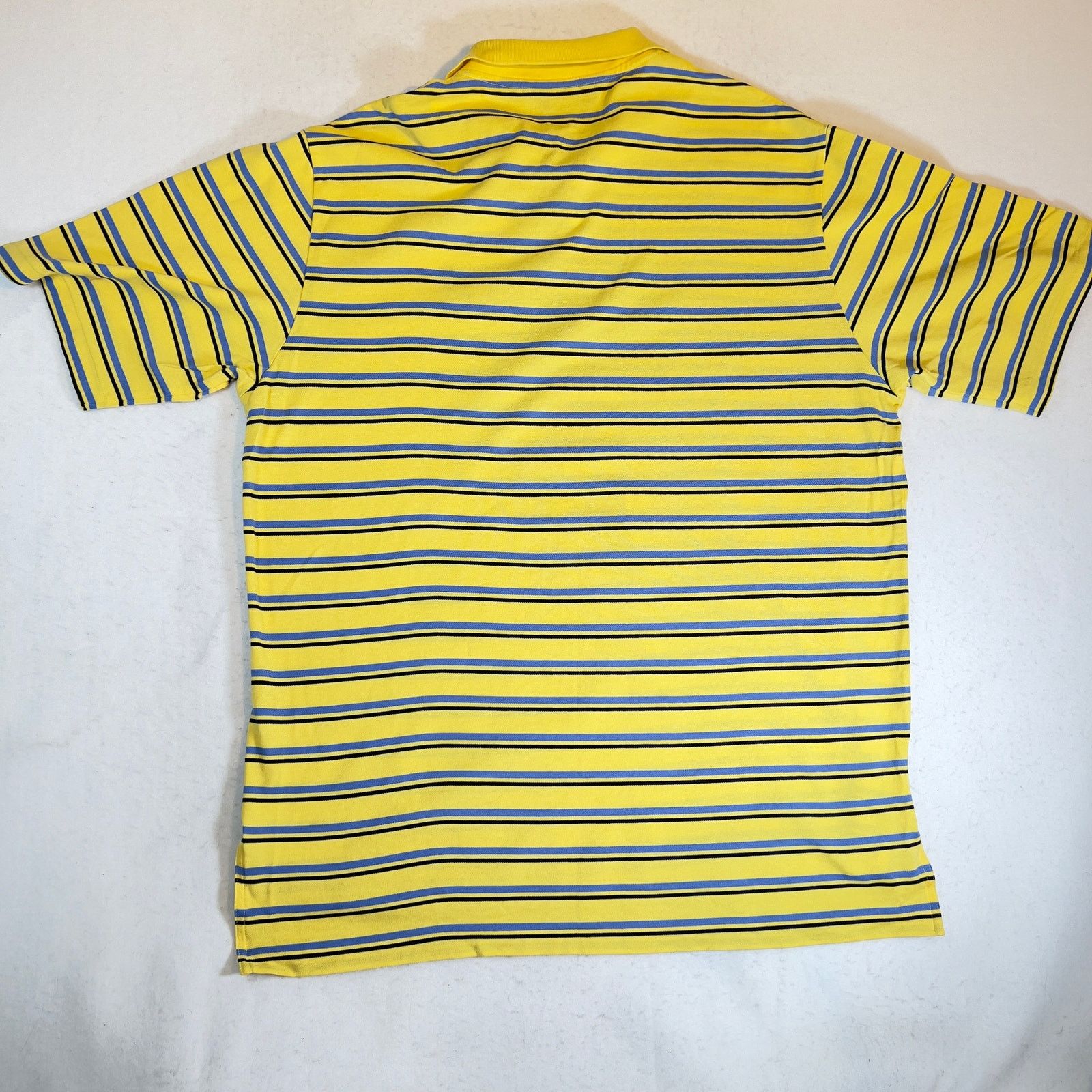 Polo Ralph Lauren Polo Golf 100 Pima Cotton Polo Shirt Men L Yellow Blue Strip Size US L / EU 52-54 / 3 - 7 Thumbnail