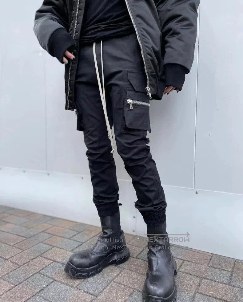 Rick Owens Rick Owens Men's Black Cargo Pants. Size US 44 / EU 60 - 7 Thumbnail