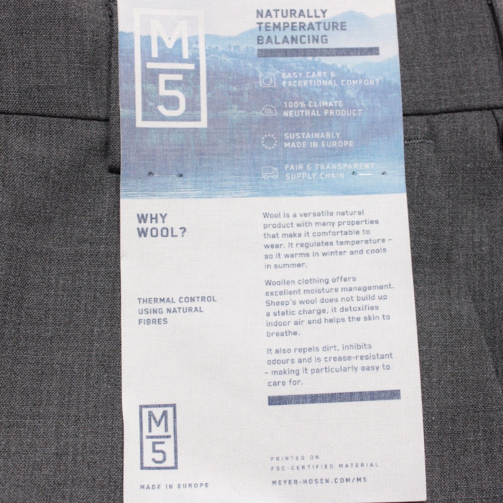 Other Meyer New with tags Dress Pants Size 33 US In Gray Size US 33 - 9 Thumbnail