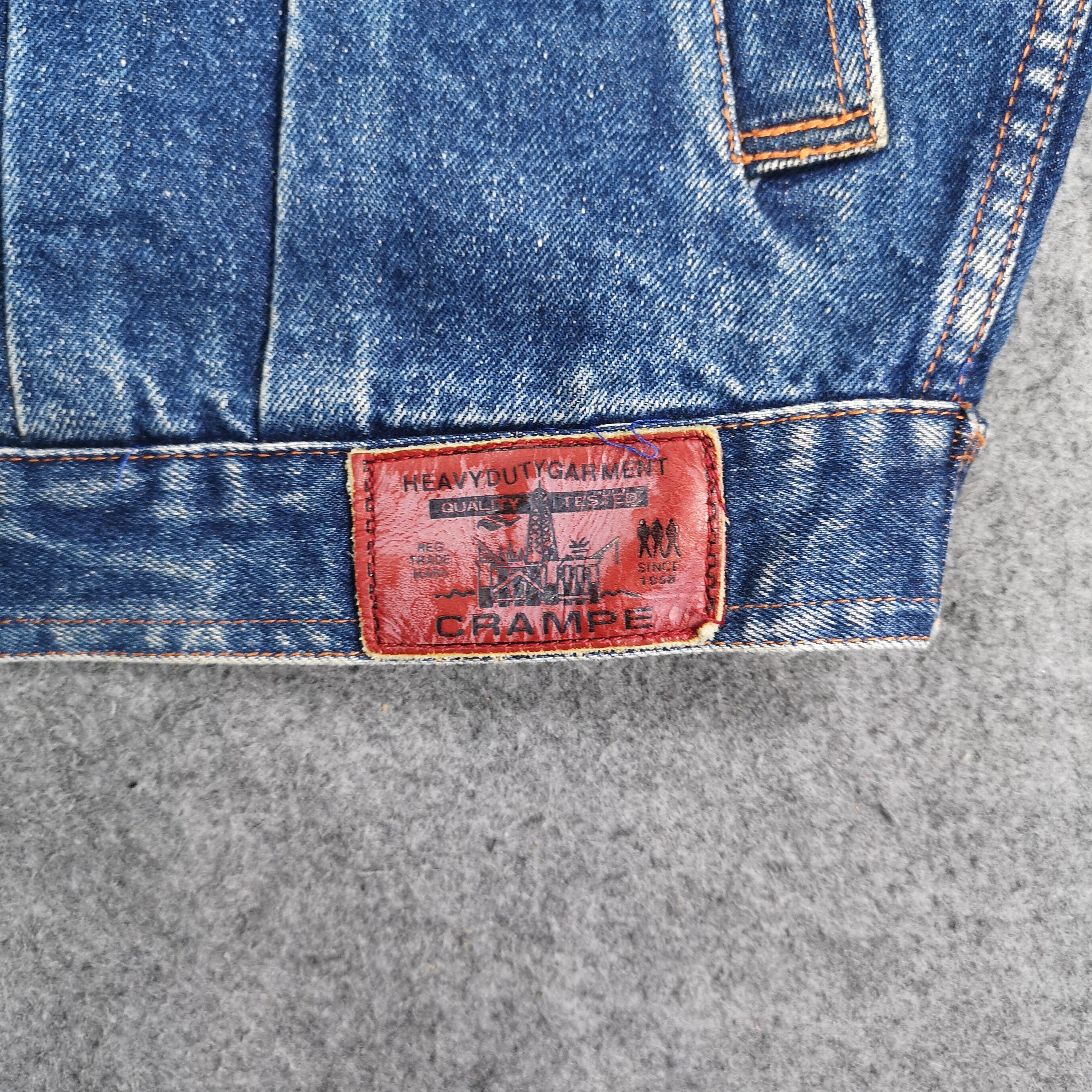 Vintage Vintage Crampe Blue Denim Trucker Jacket Size US L / EU 52-54 / 3 - 7 Thumbnail