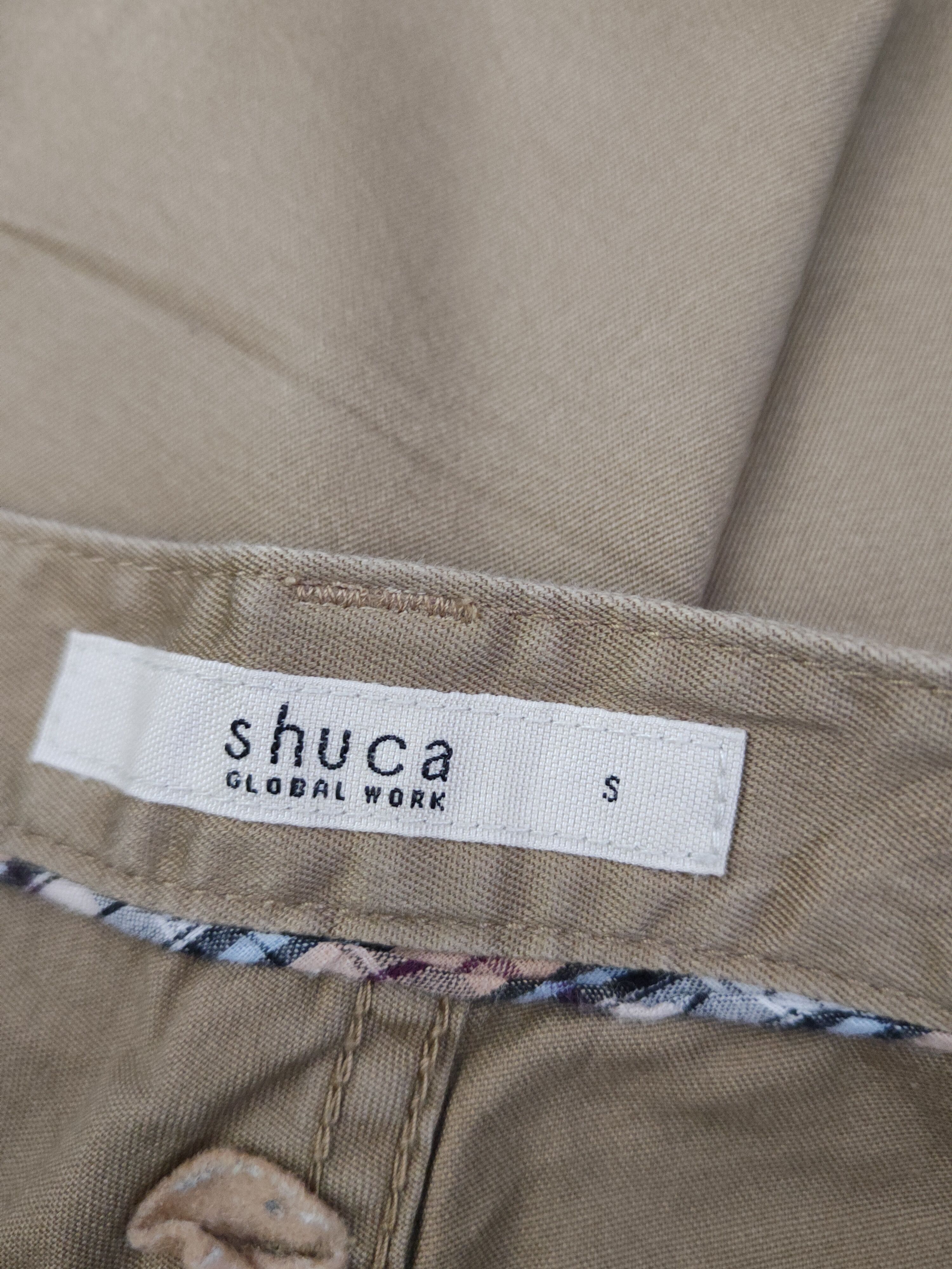 Japanese Brand DL Shuca Global Work Beige Multipocket Cargo Pants #2377 Size US 28 / EU 44 - 13 Thumbnail