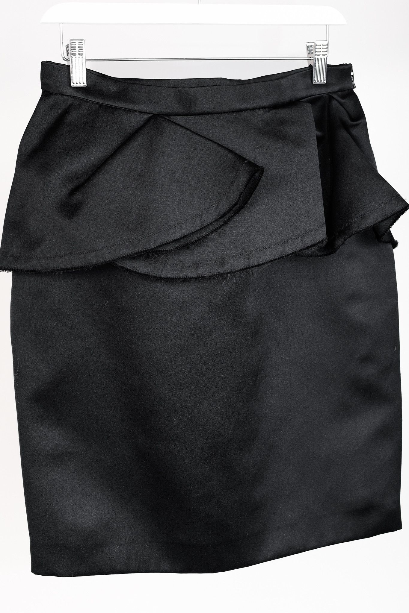 Lanvin Lanvin AW/12 "Les 10 Ans" Runway Satin Ruffle Mini Skirt Size 28" / US 6 / IT 42 - 3 Thumbnail