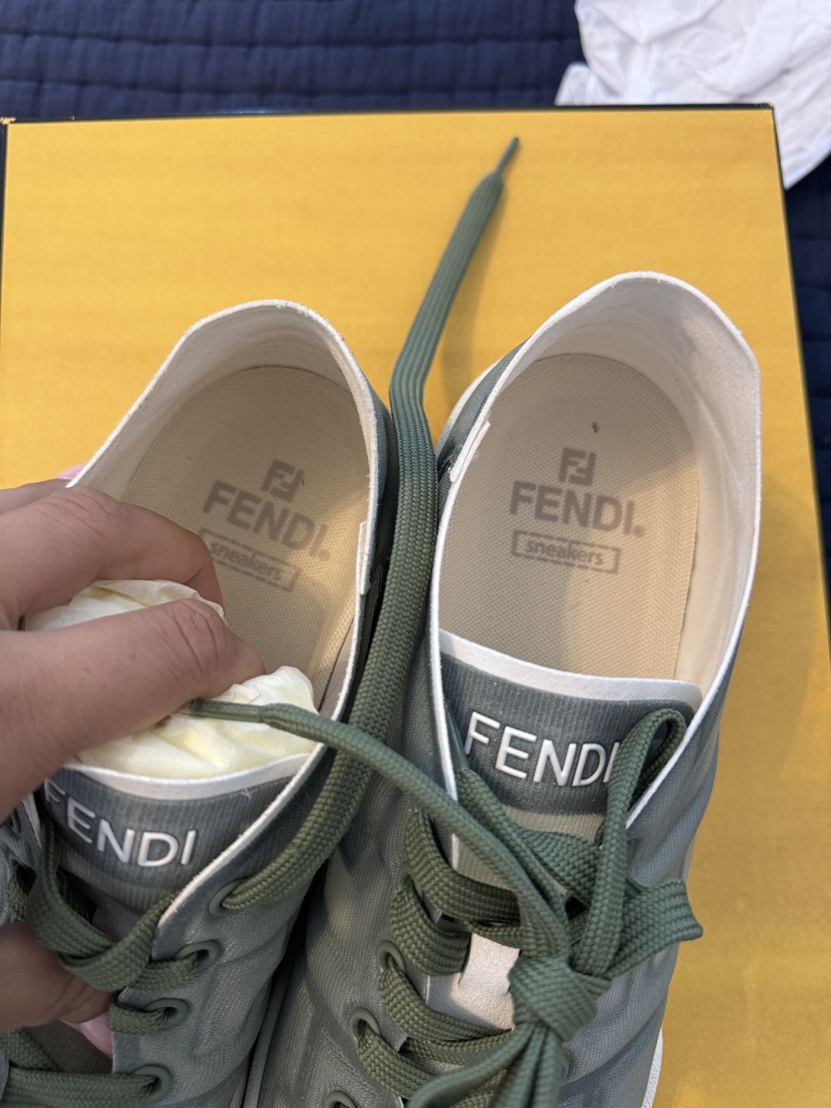 Fendi Fendi Mesh Sneakers Size US 10.5 / IT 40.5 - 2 Thumbnail