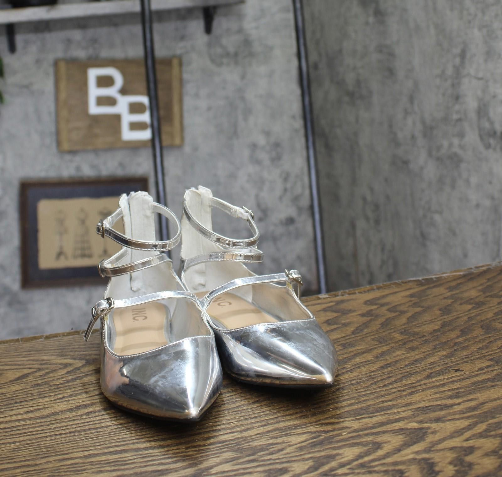 Other Inc International Concepts Valan Flats Silver Gray 7.5m Size US 7.5 / IT 37.5 - 3 Thumbnail