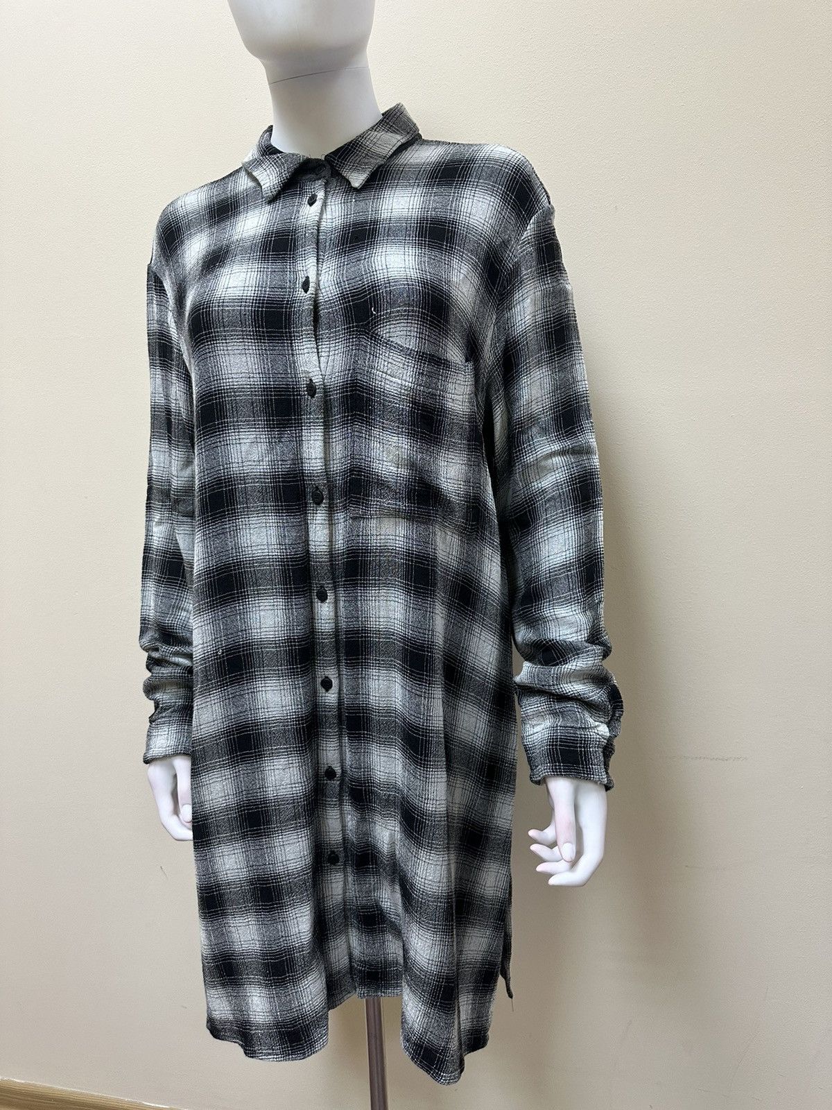 Transit TRANSIT PAR SUCH 4 OFF WHITE CHECK LONG SHIRT Size S / US 4 / IT 40 - 2 Thumbnail