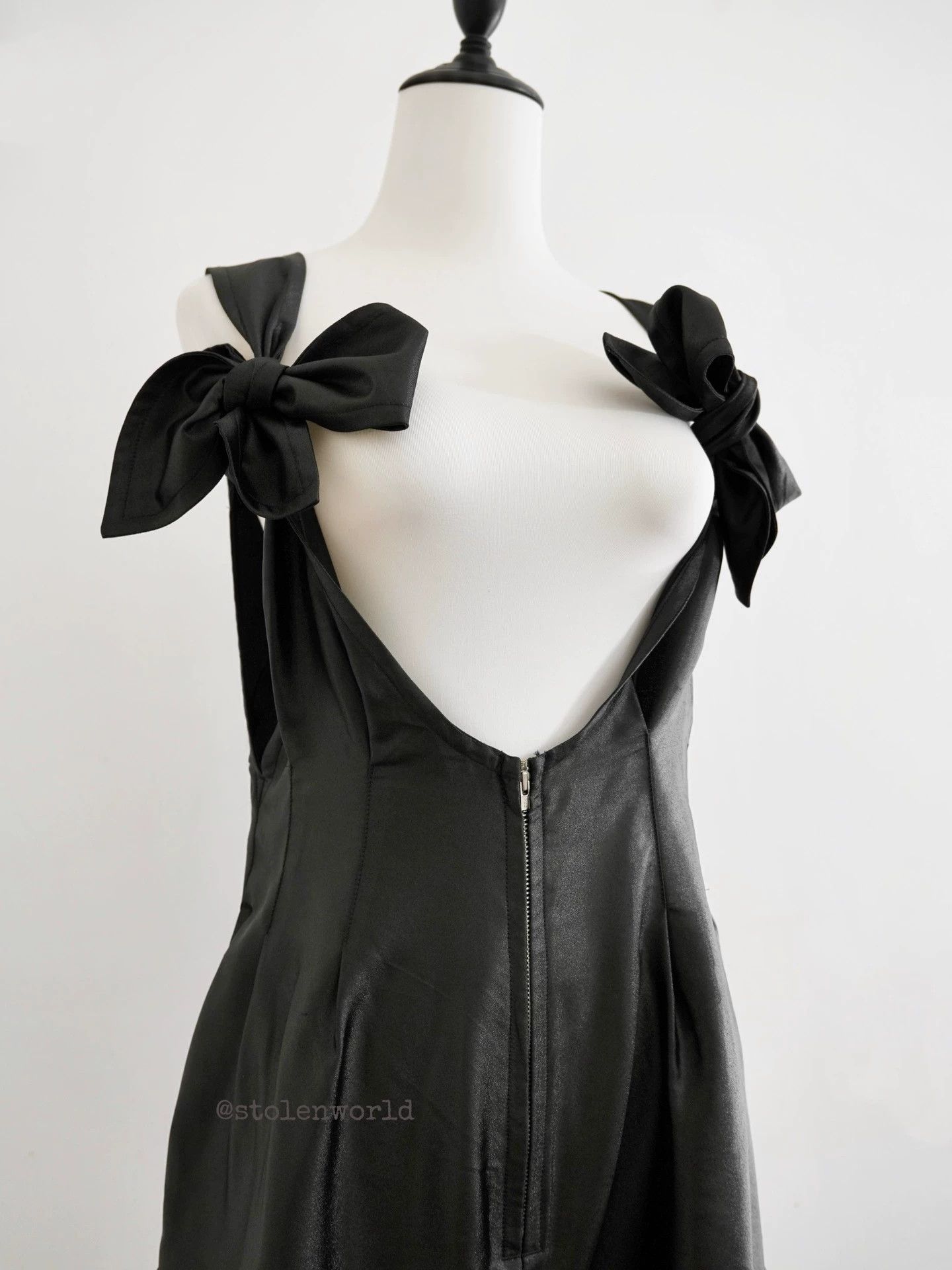 Limi Feu Limi Feu Bowknot Suspender Pants Black Shimmer S Size 26" / US 2 / IT 38 - 5 Thumbnail